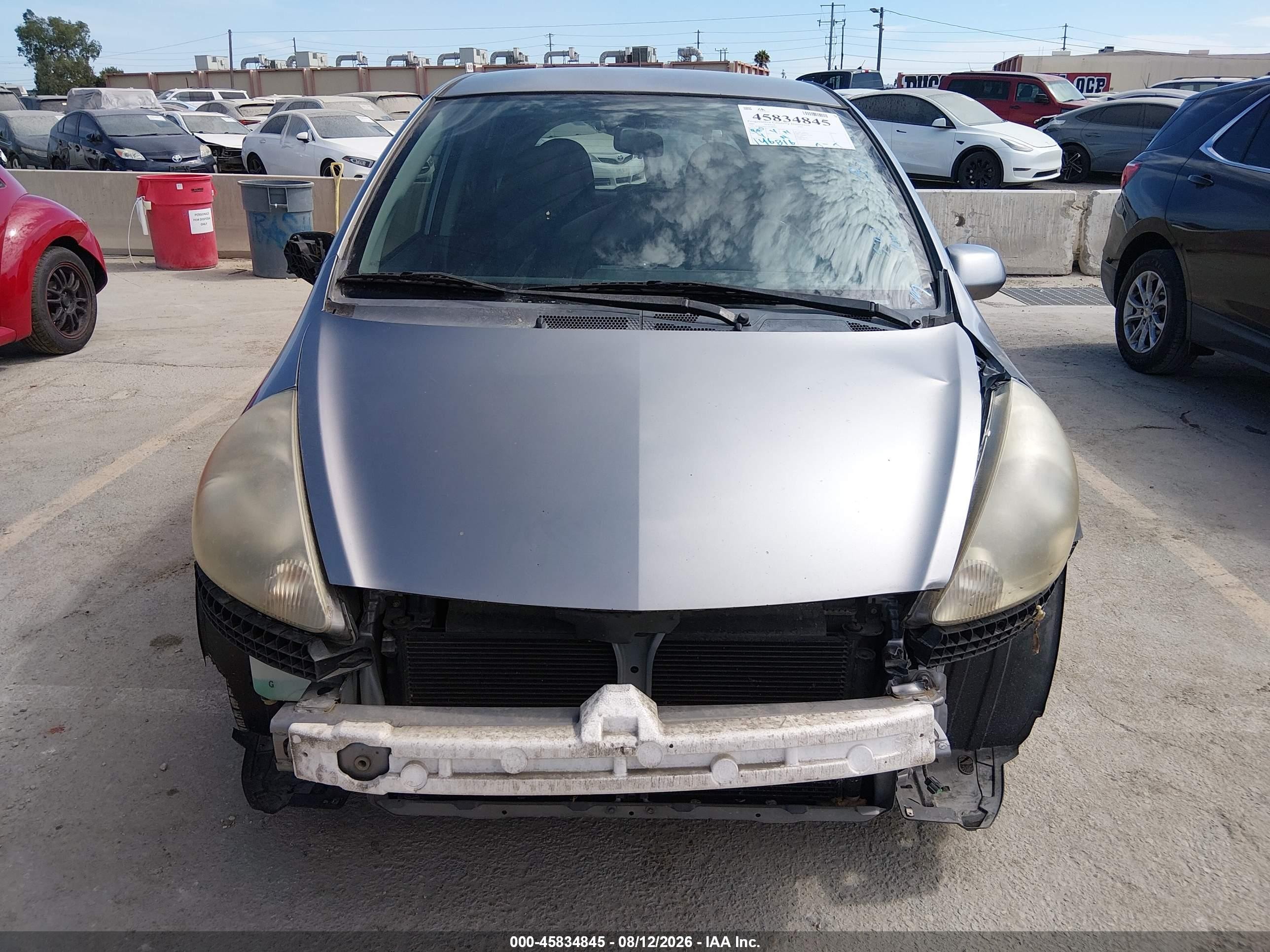 2007 Honda Fit Sport Серебряный vin: JHMGD38637S008801
