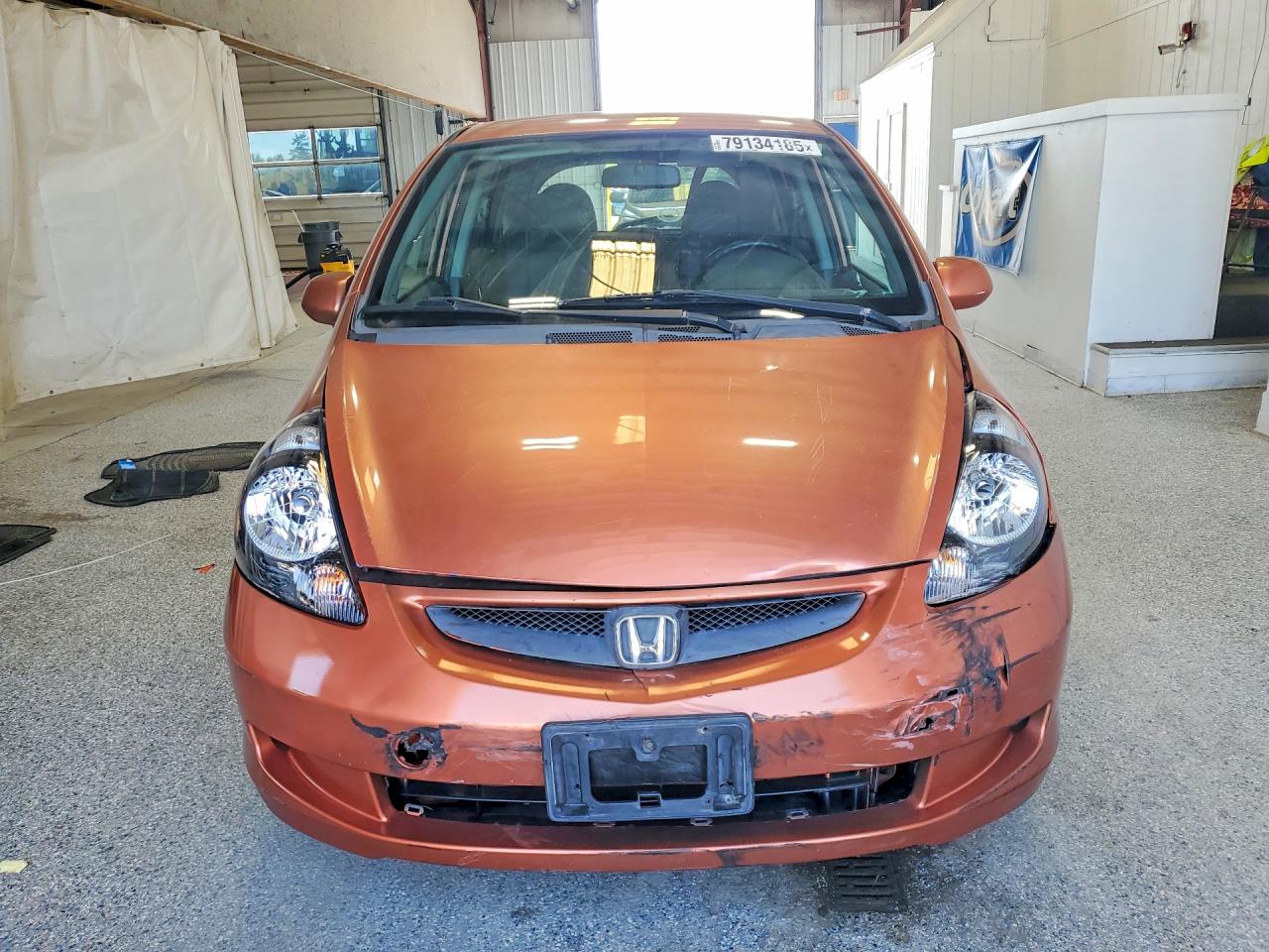 2007 Honda Fit S Orange vin: JHMGD38637S021760