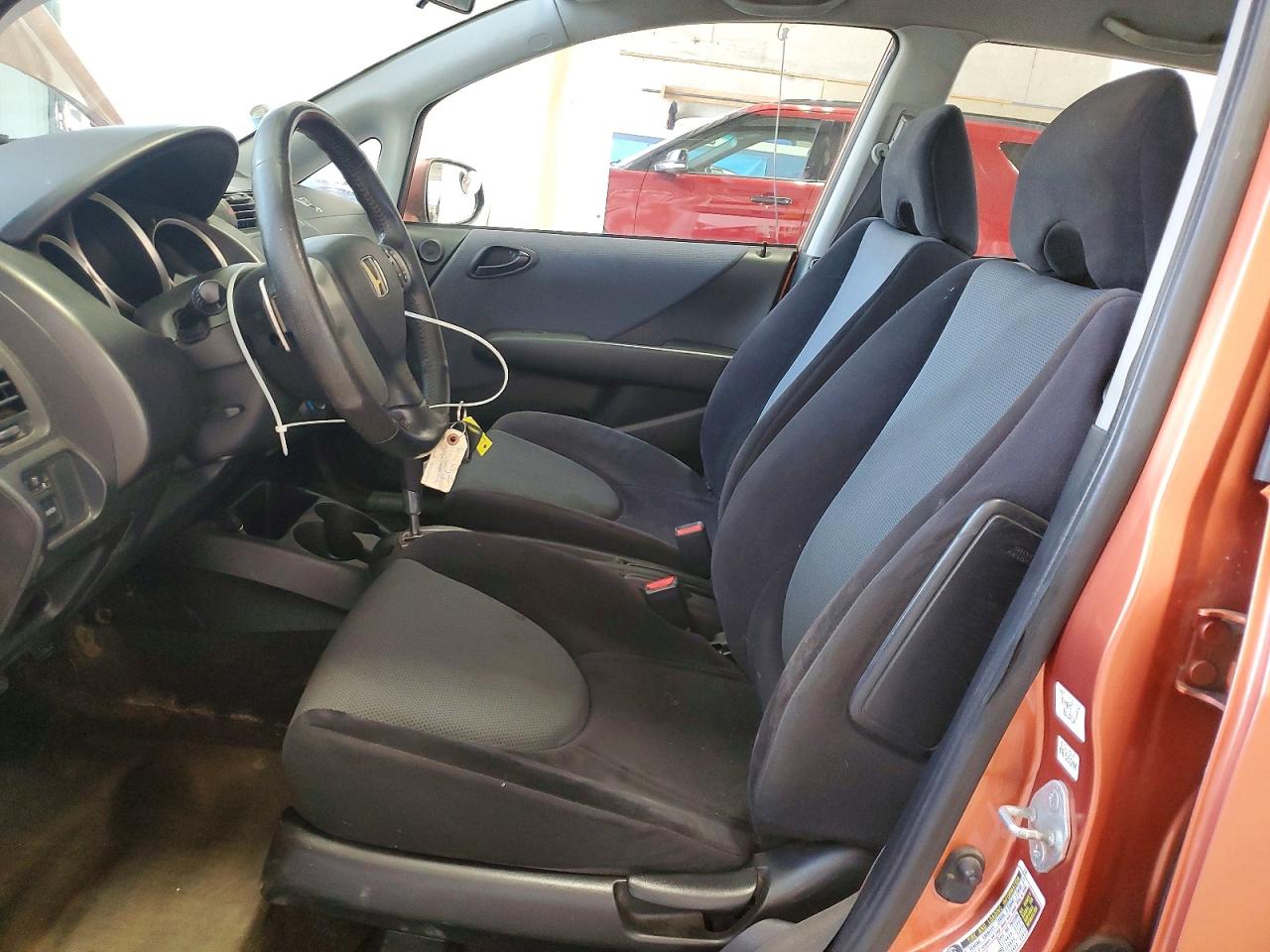 2007 Honda Fit S Orange vin: JHMGD38637S021760