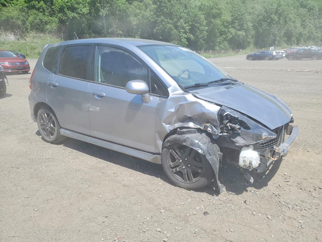 2008 Honda Fit Sport Серебряный vin: JHMGD38638S003034