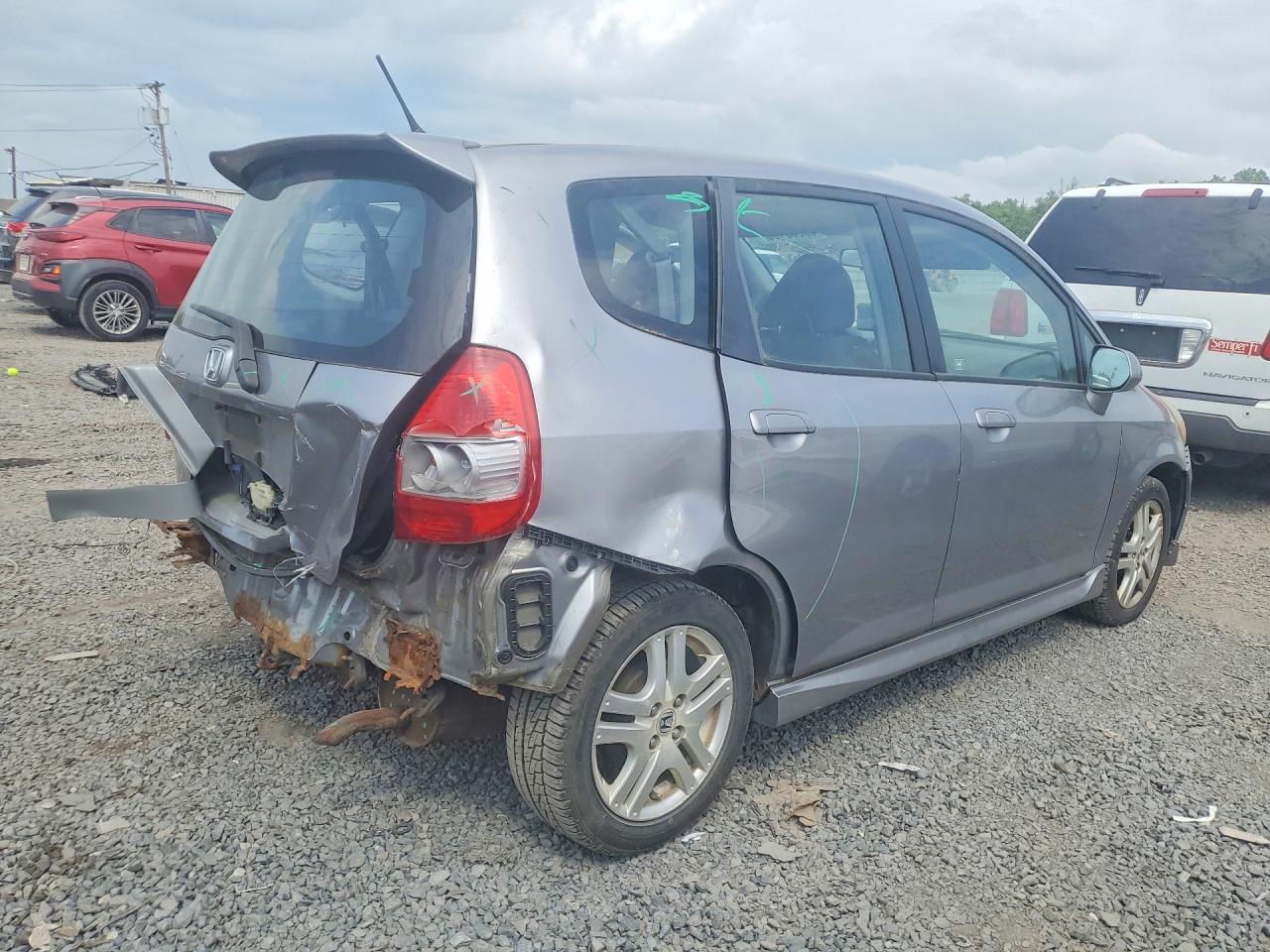 2008 Honda Fit Sport Серебряный vin: JHMGD38638S021694