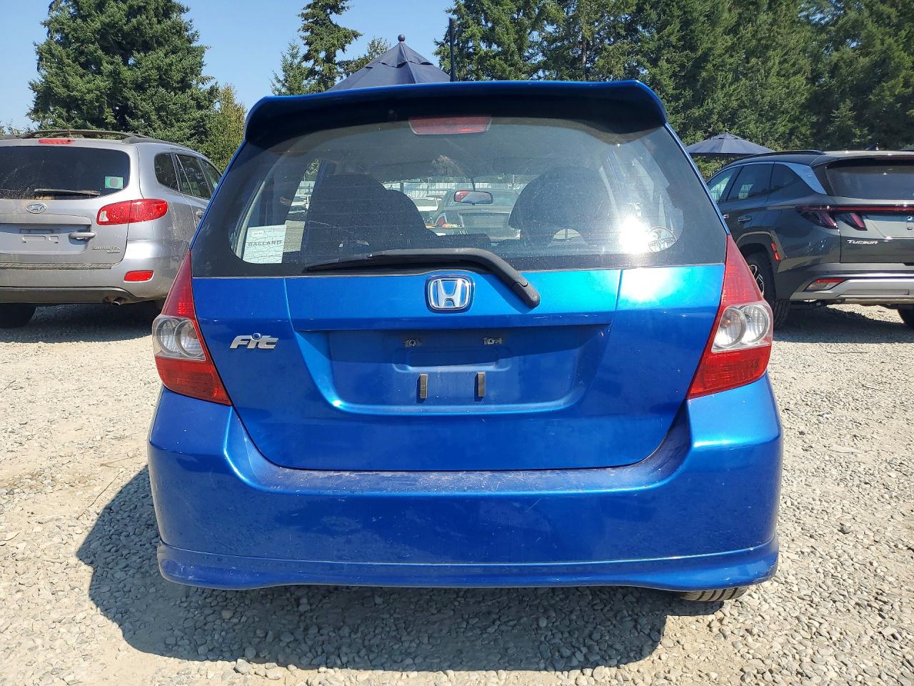 2008 Honda Fit Sport Blue vin: JHMGD38638S036874