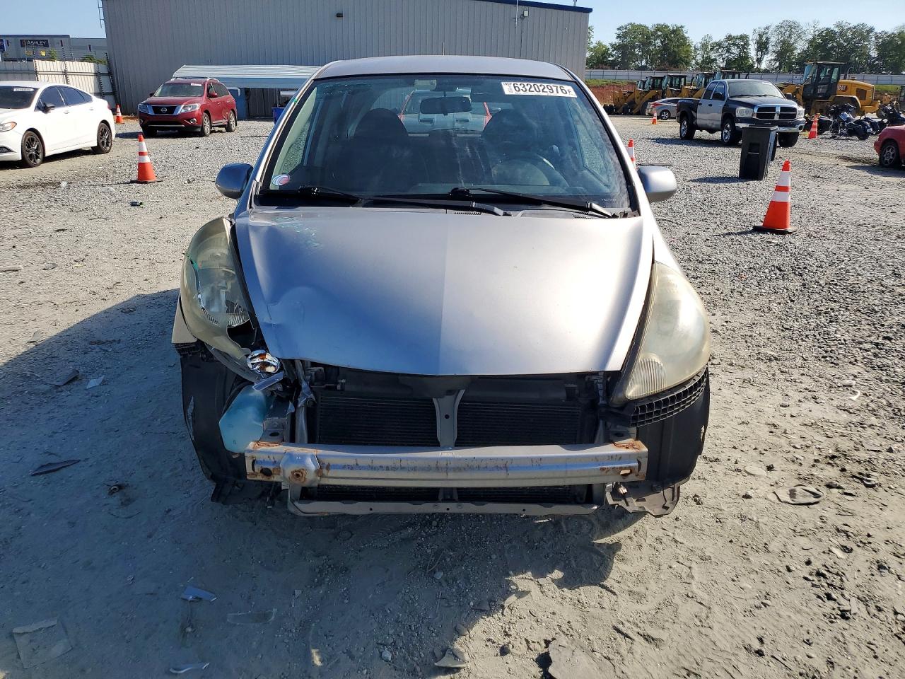 2007 Honda Fit S Gray vin: JHMGD38647S019774