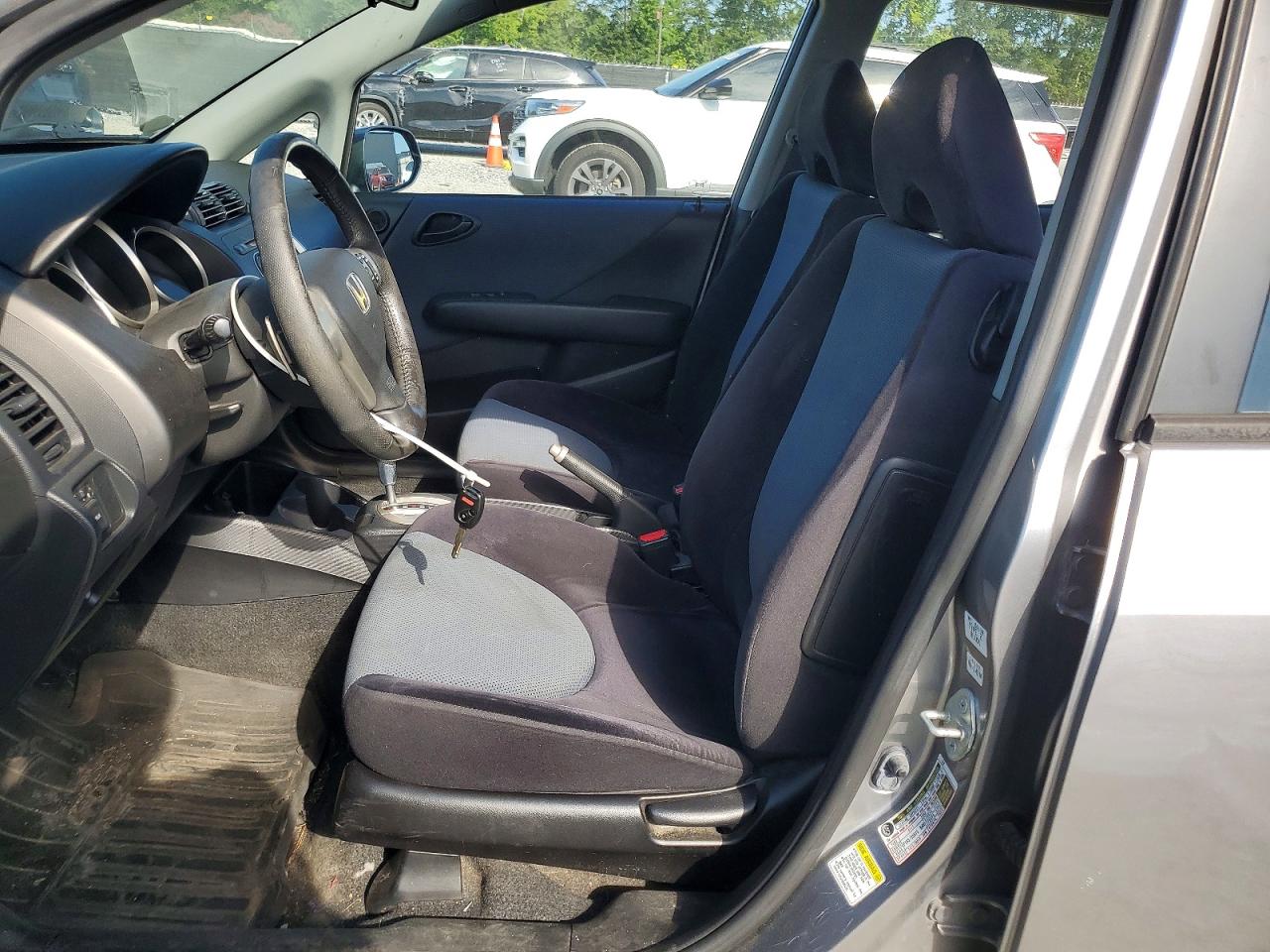 2007 Honda Fit S Gray vin: JHMGD38647S019774