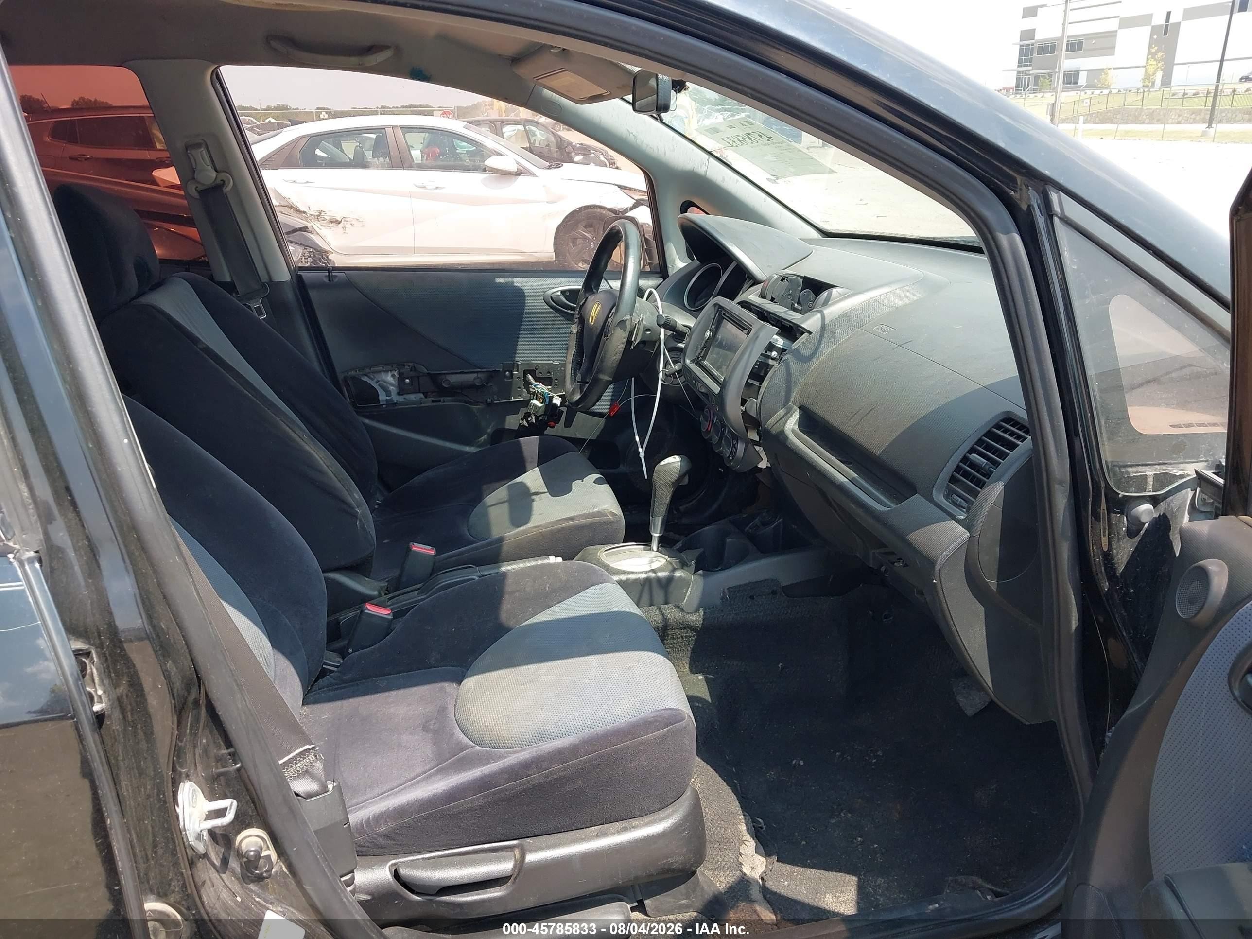 2007 Honda Fit Sport Black vin: JHMGD38647S024473