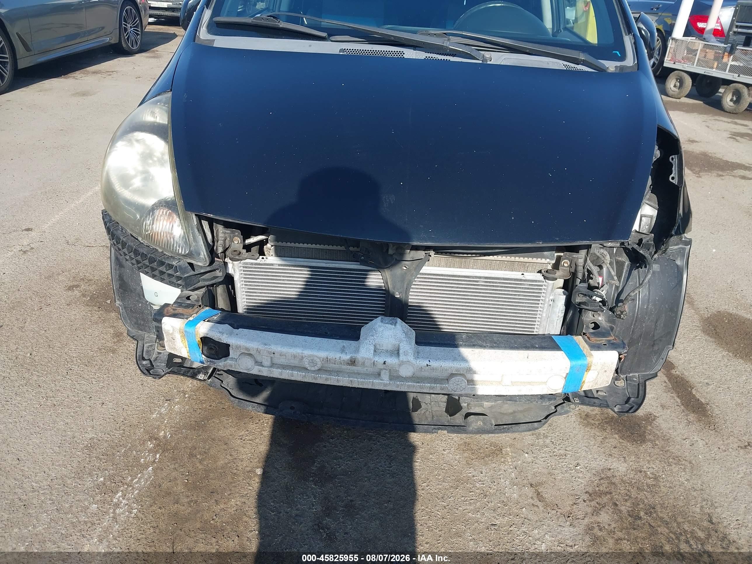 2007 Honda Fit Sport Black vin: JHMGD38647S052287