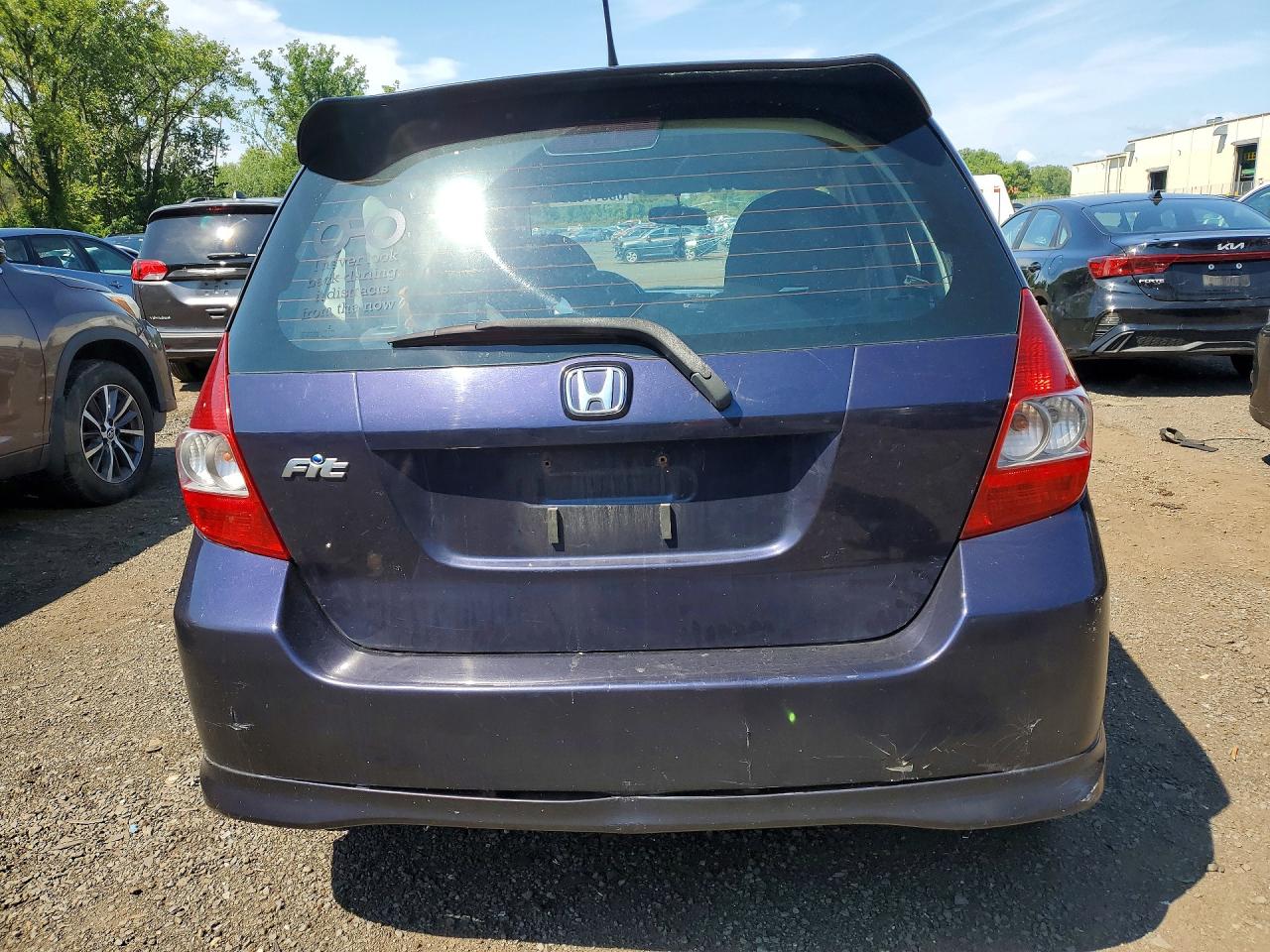 2008 Honda Fit Sport Blue vin: JHMGD38648S050654
