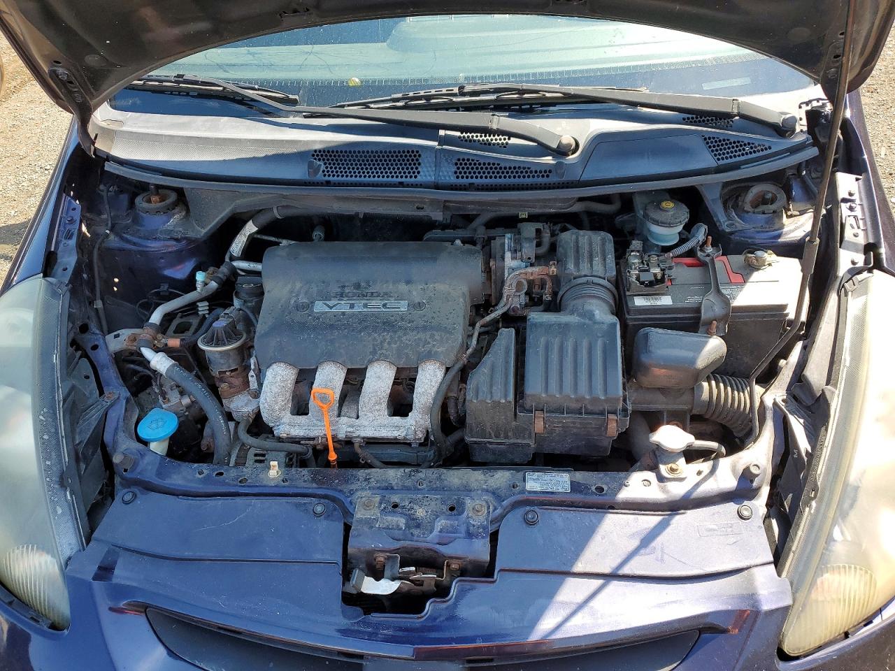 2008 Honda Fit Sport Blue vin: JHMGD38648S050654