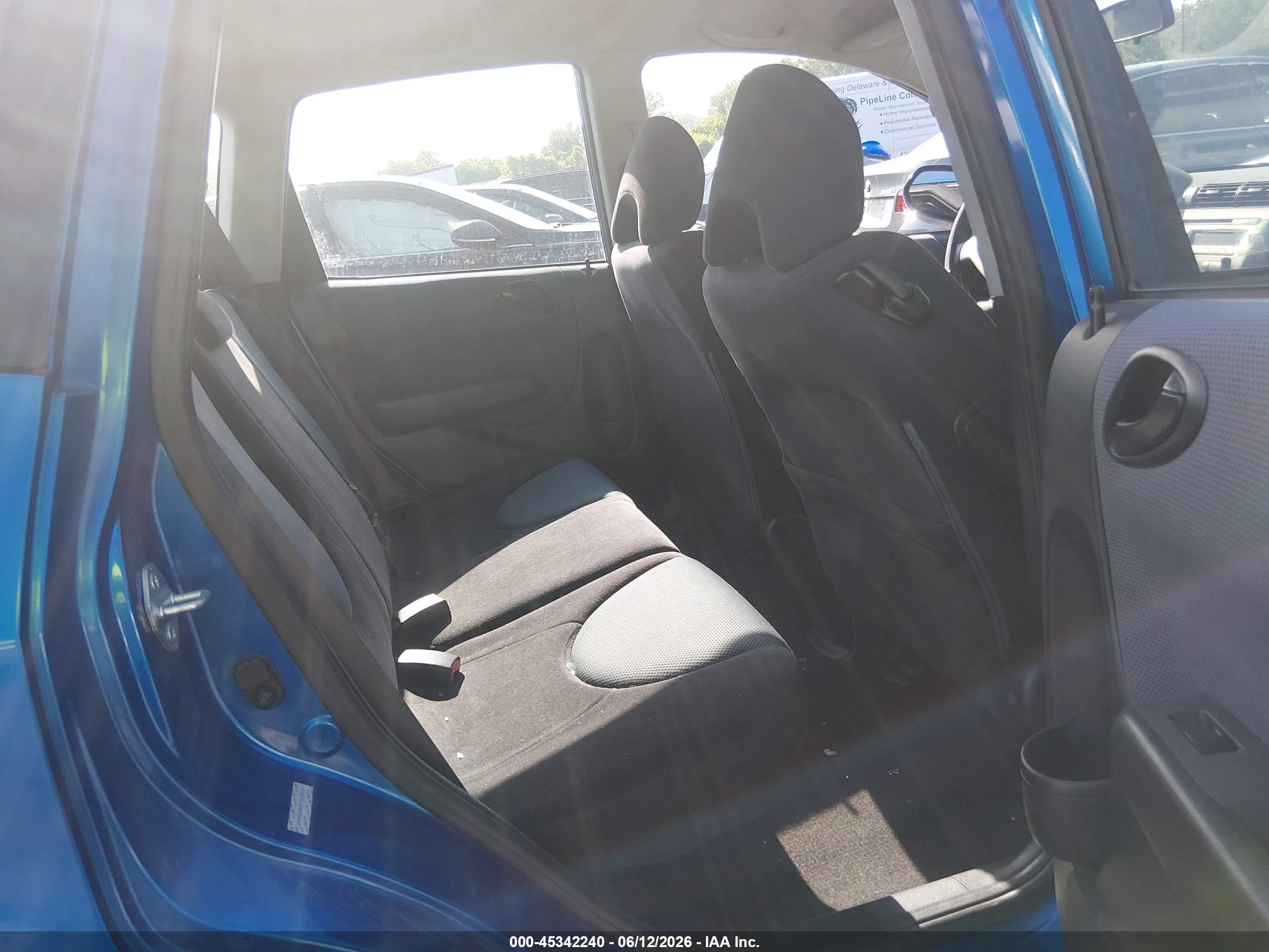 2007 Honda Fit Sport Blue vin: JHMGD38657S014325
