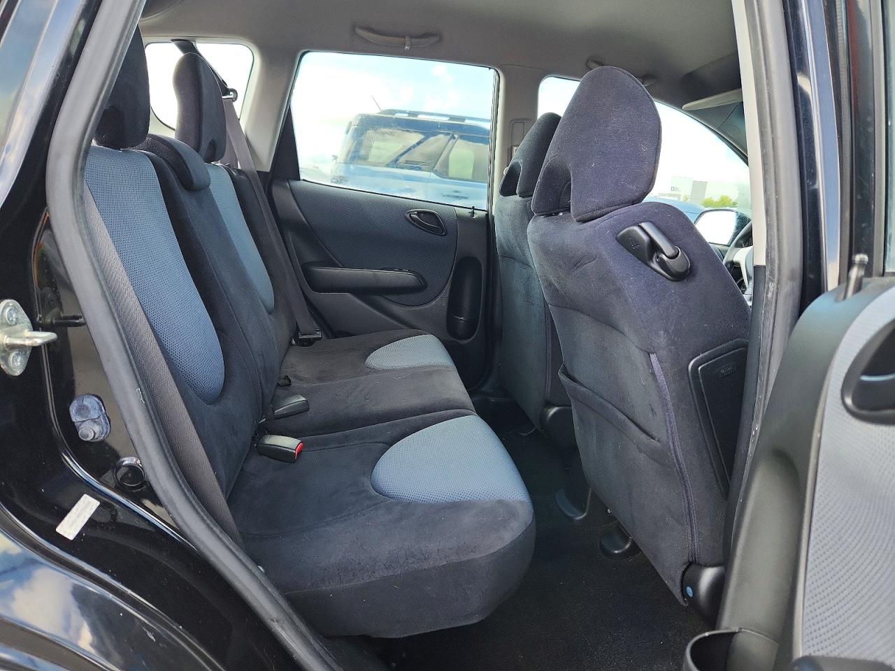 2007 Honda Fit S Black vin: JHMGD38657S062598