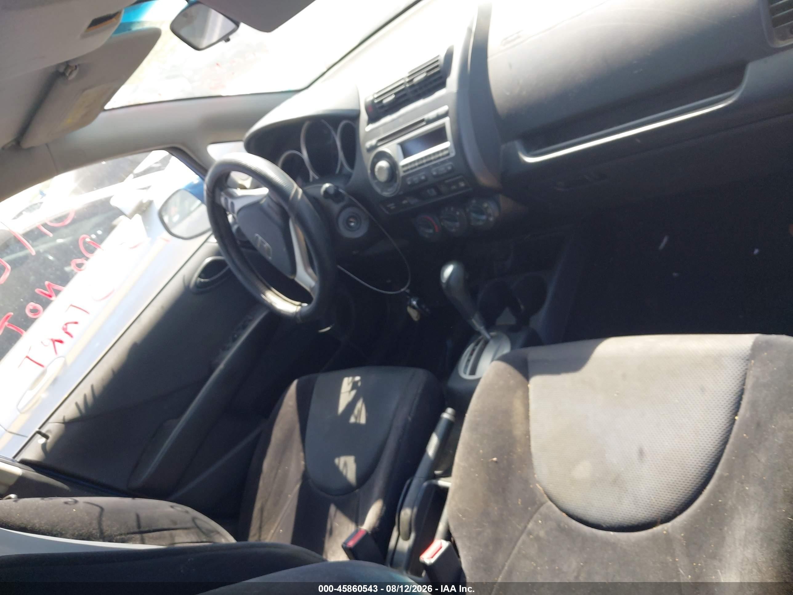 2007 Honda Fit Sport Blue vin: JHMGD38657S068420