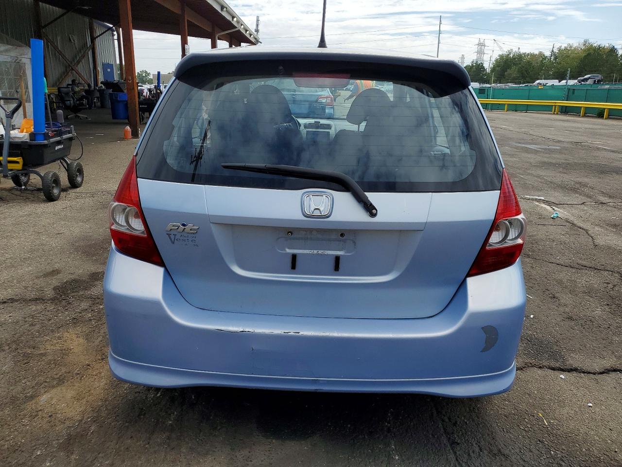 2008 Honda Fit Sport Синий vin: JHMGD38658S033779