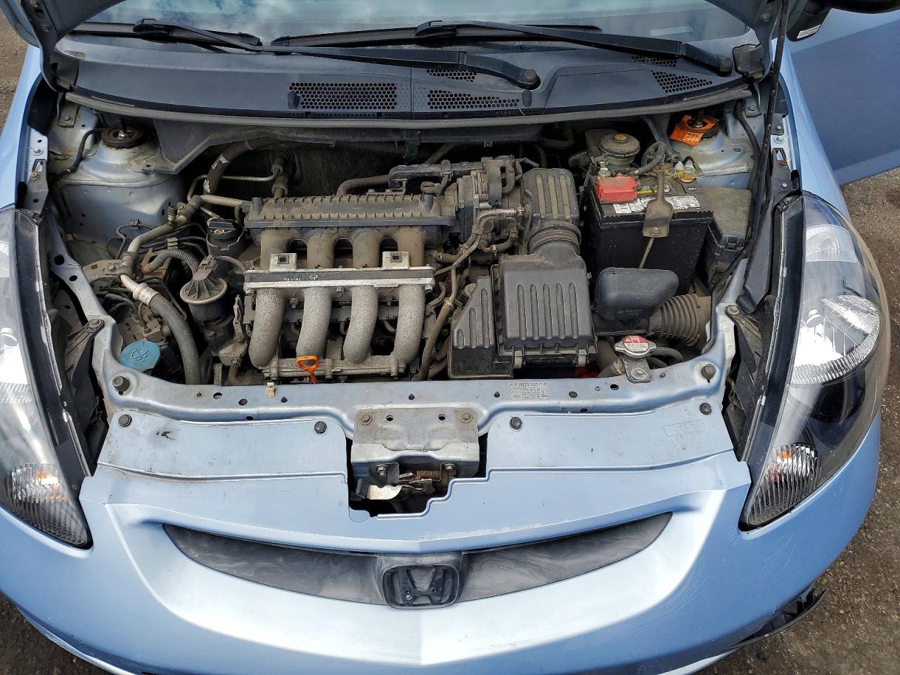 2008 Honda Fit Sport Синий vin: JHMGD38658S033779