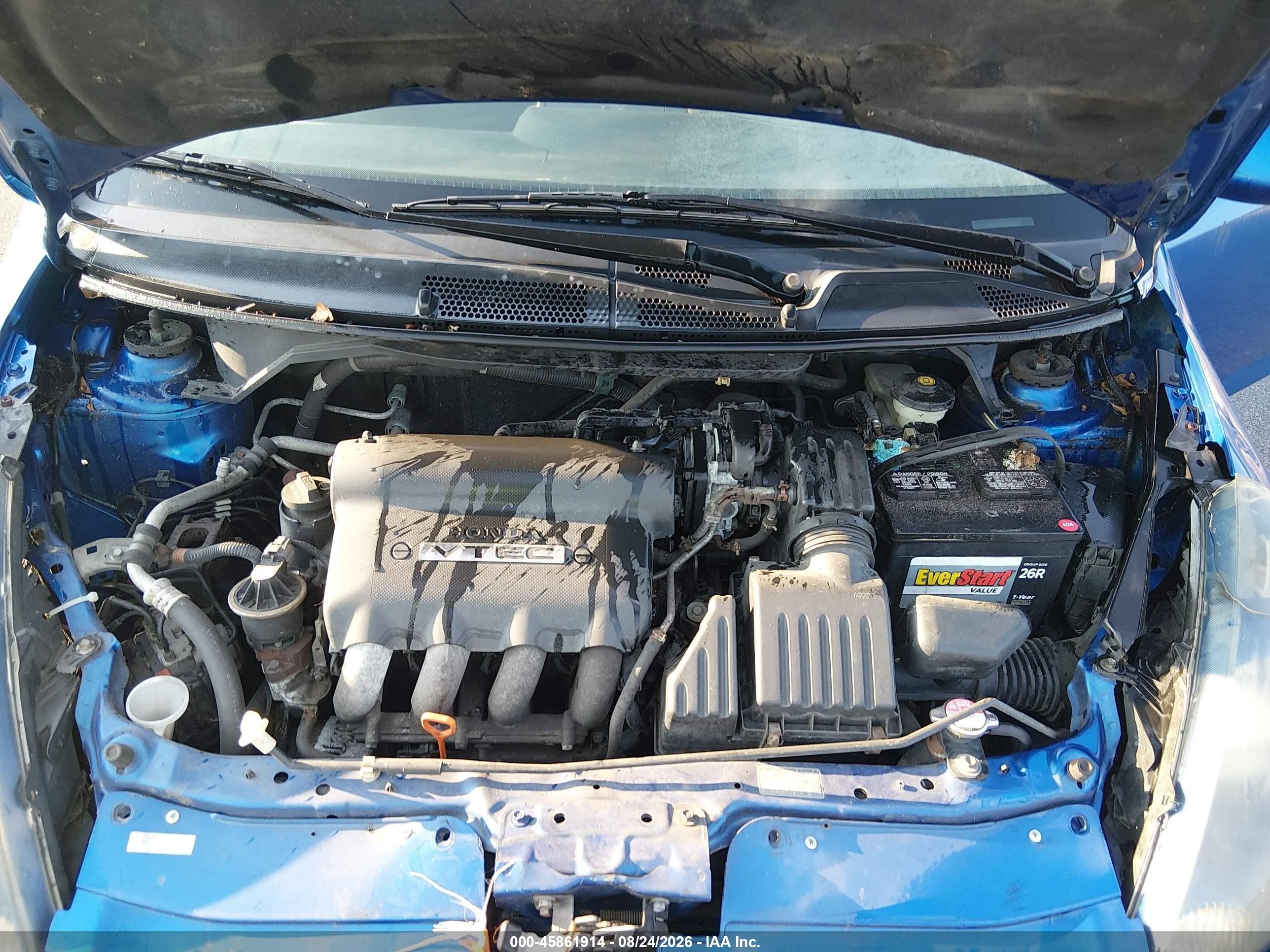 2007 Honda Fit Sport Blue vin: JHMGD38667S030873