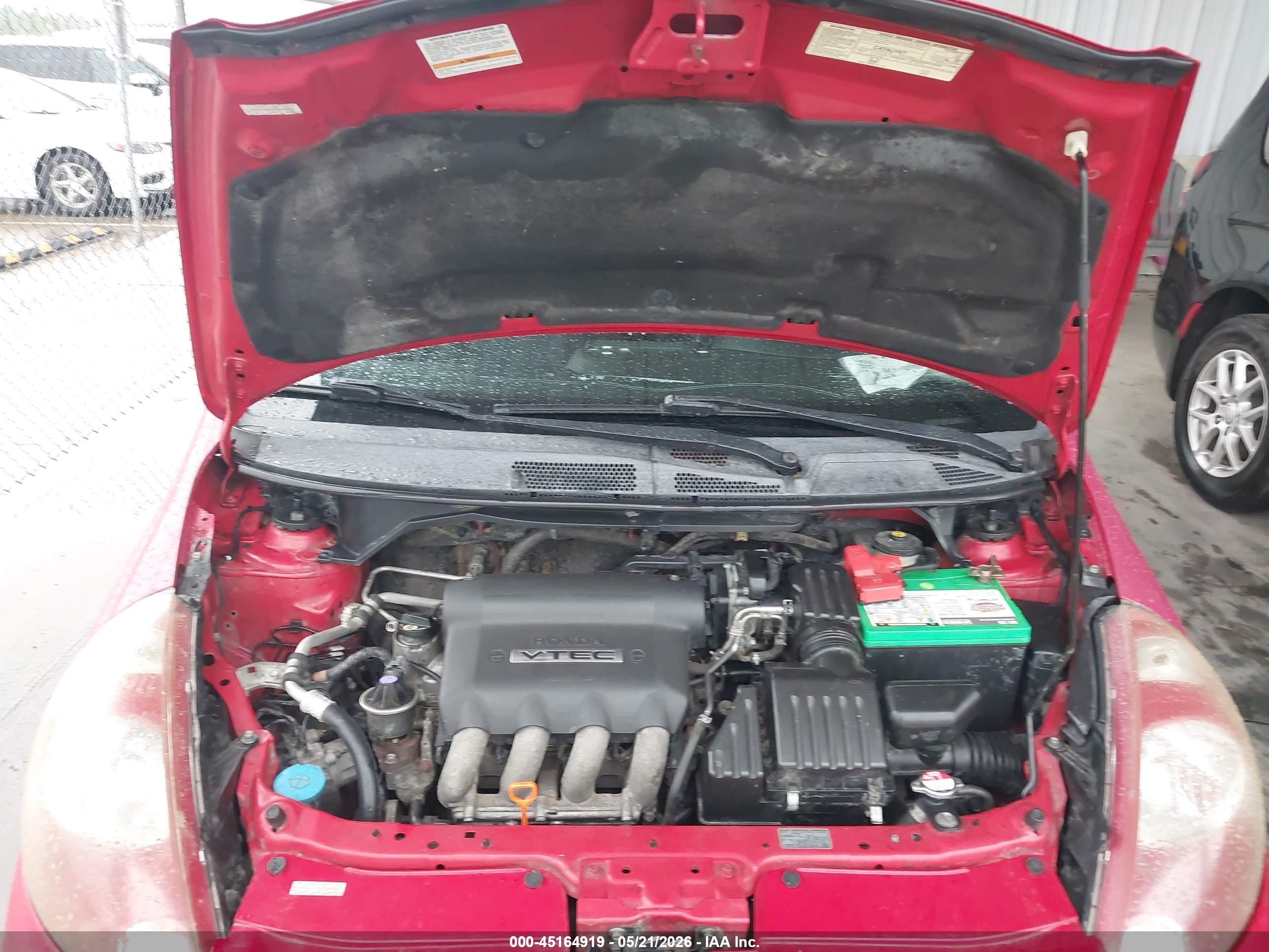 2007 Honda Fit Sport Red vin: JHMGD38667S048564