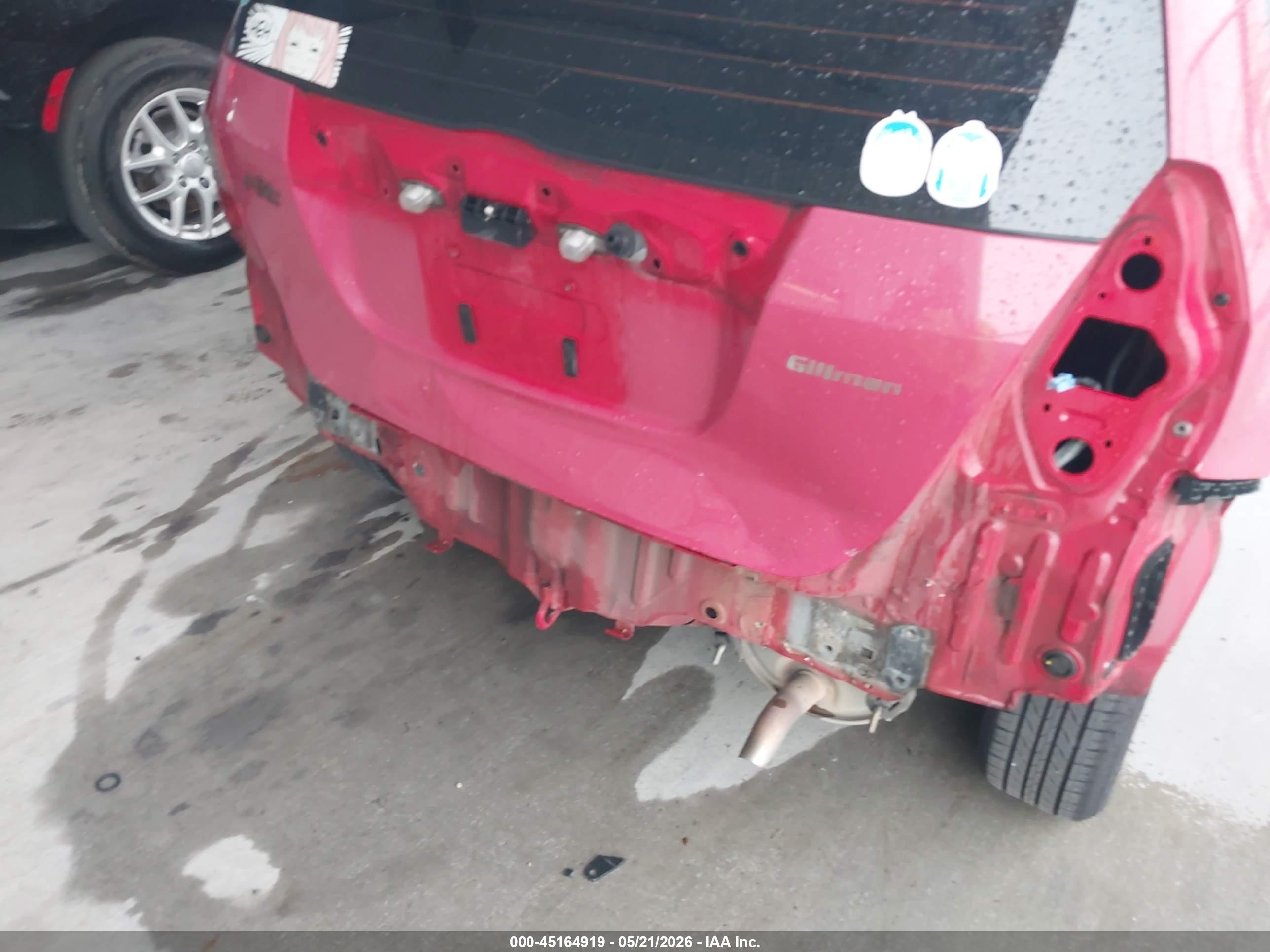 2007 Honda Fit Sport Red vin: JHMGD38667S048564
