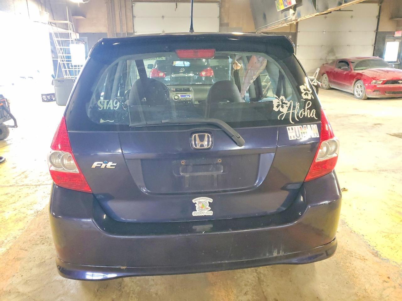 2008 Honda Fit Sport Blue vin: JHMGD38668S015047