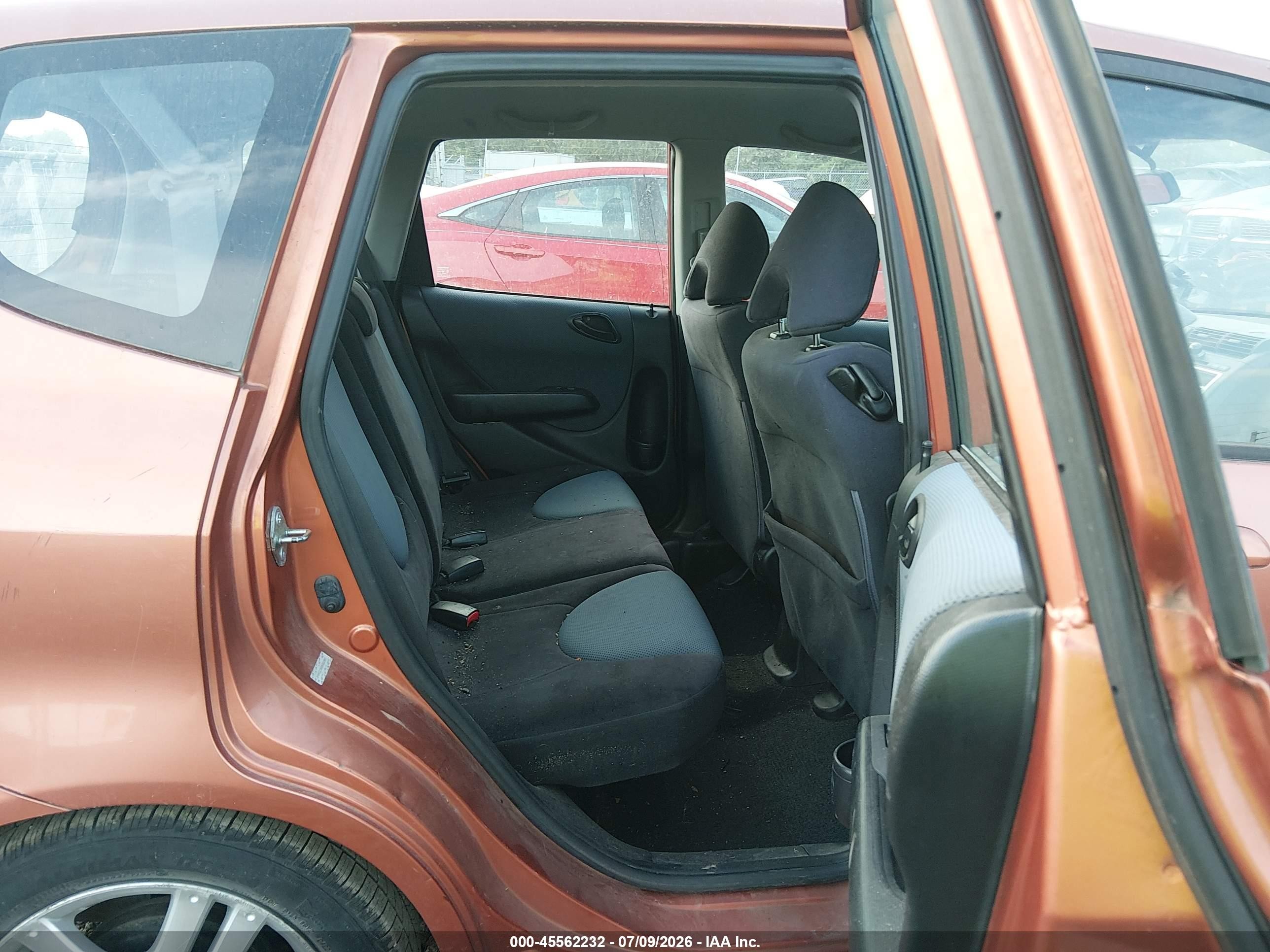 2008 Honda Fit Sport Orange vin: JHMGD38668S023861