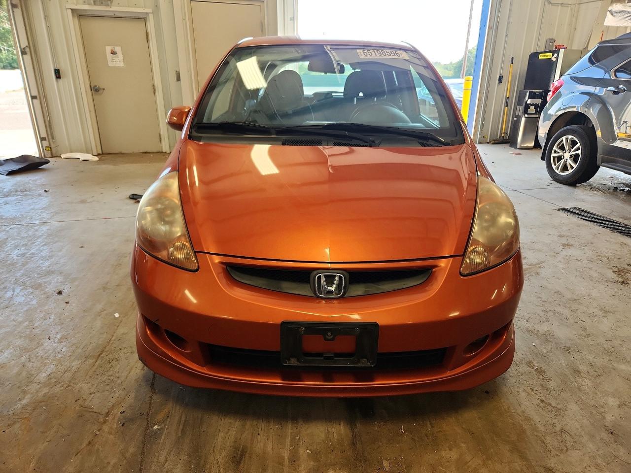 2008 Honda Fit Sport Orange vin: JHMGD38668S036464