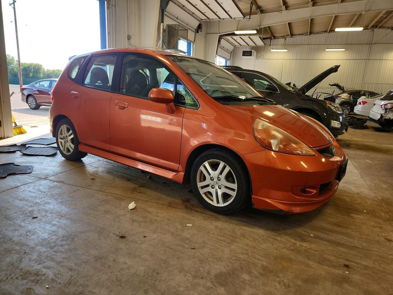 2008 Honda Fit Sport Orange vin: JHMGD38668S036464