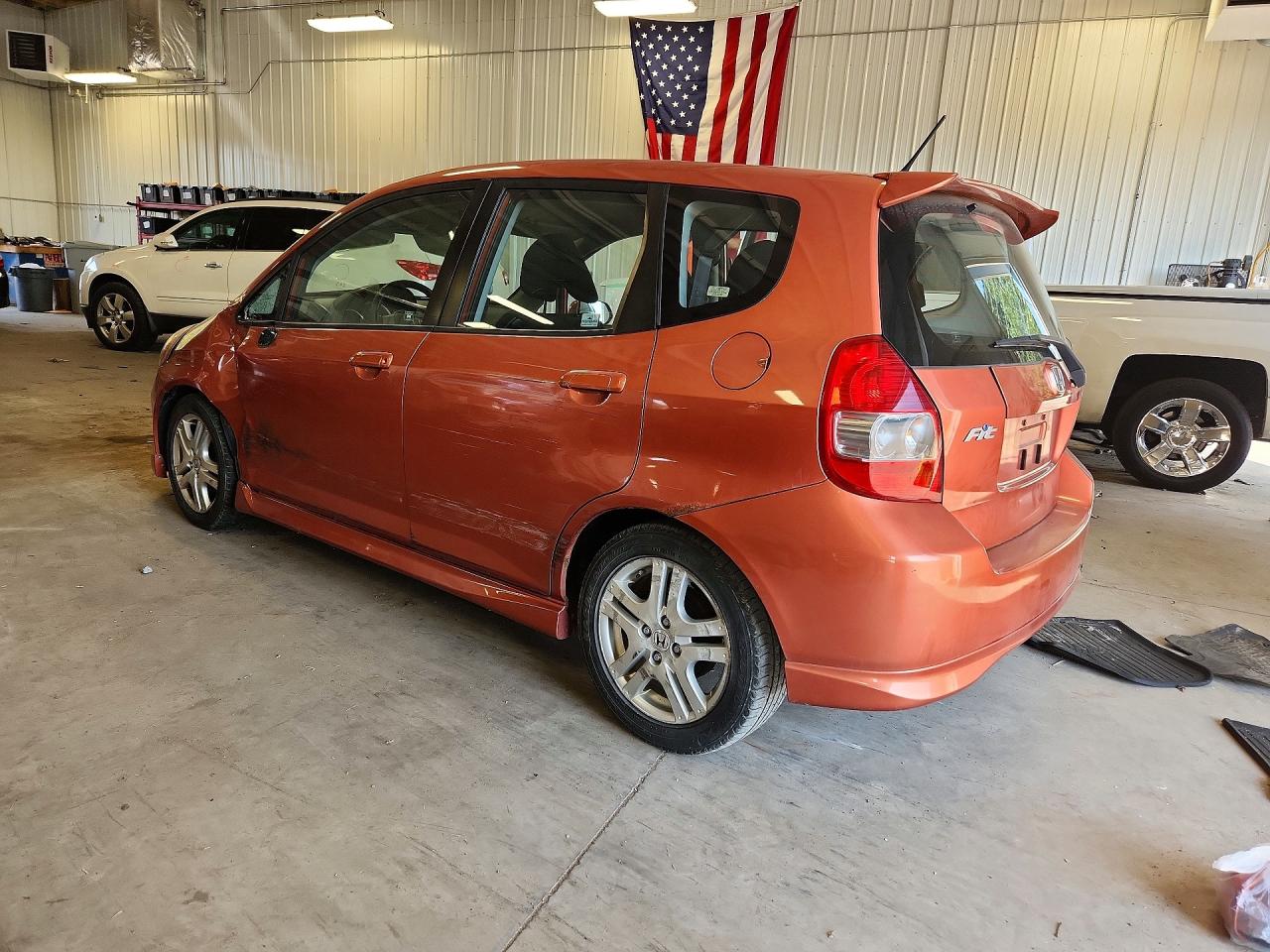 2008 Honda Fit Sport Orange vin: JHMGD38668S036464