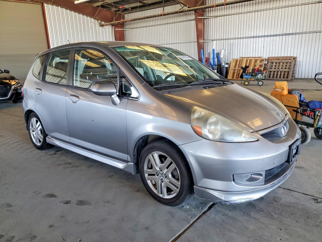 2008 Honda Fit Sport Silver vin: JHMGD38668S039946