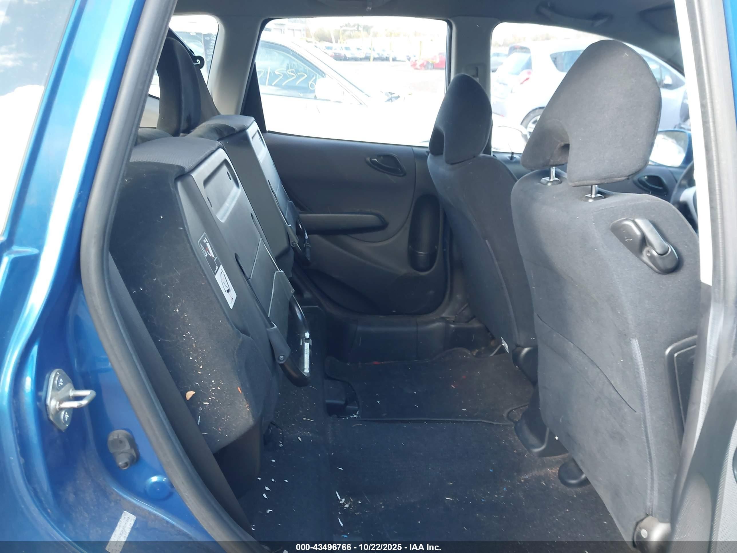 2008 Honda Fit Sport Синий vin: JHMGD38668S045889