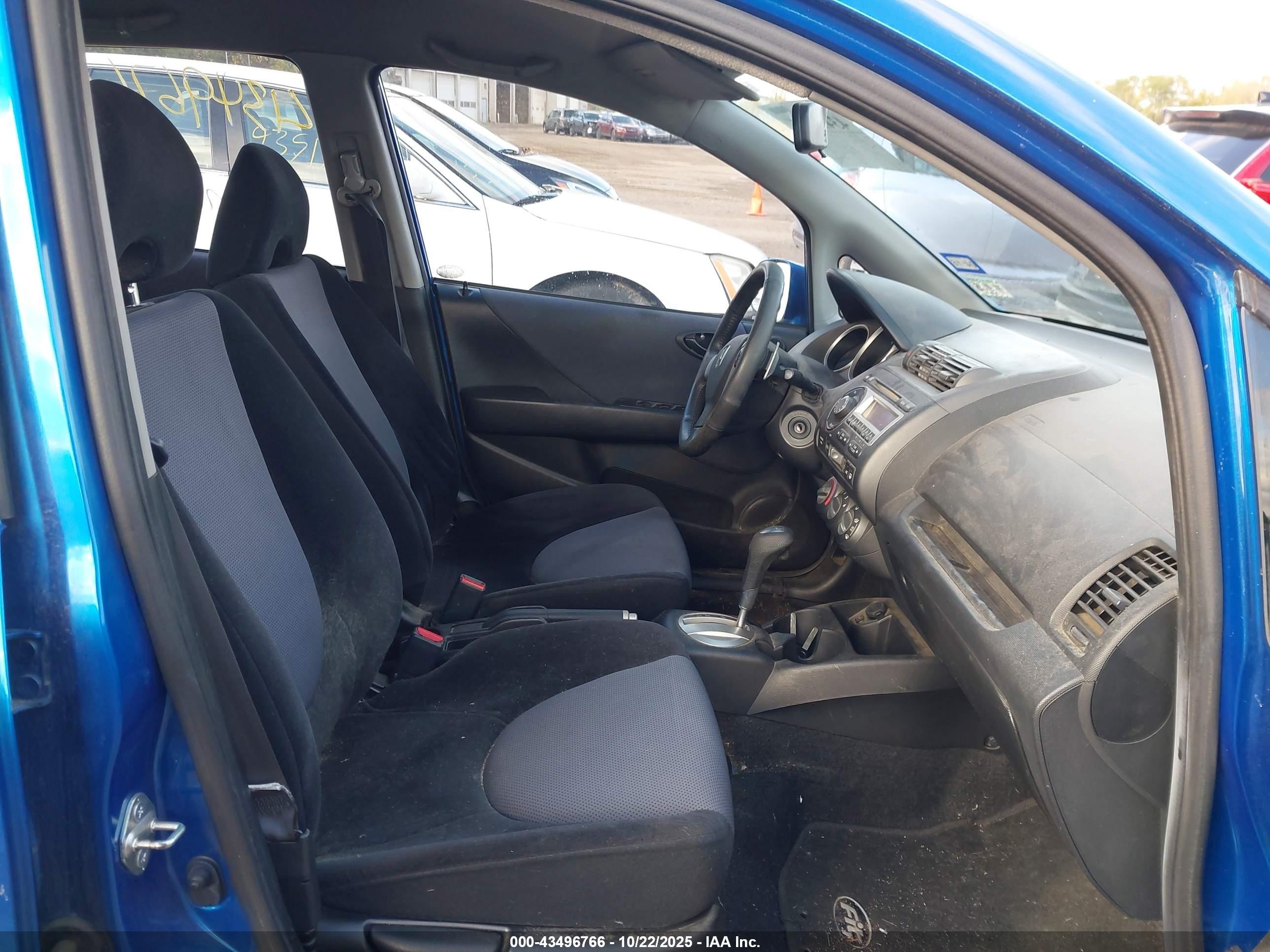 2008 Honda Fit Sport Синий vin: JHMGD38668S045889