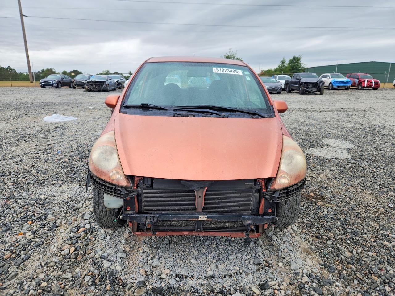 2008 Honda Fit Sport Orange vin: JHMGD38668S048212