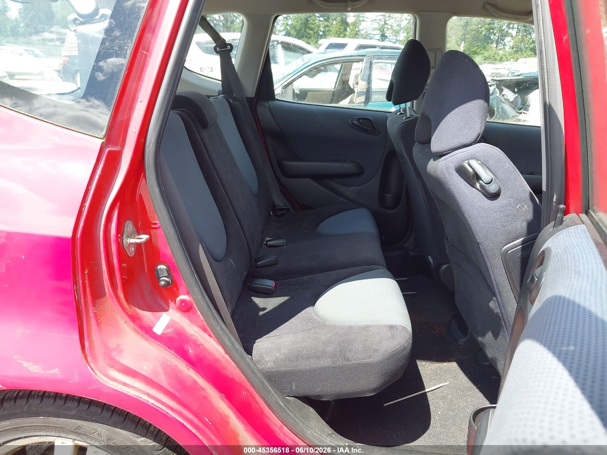 2008 Honda Fit Sport Red vin: JHMGD38668S051322