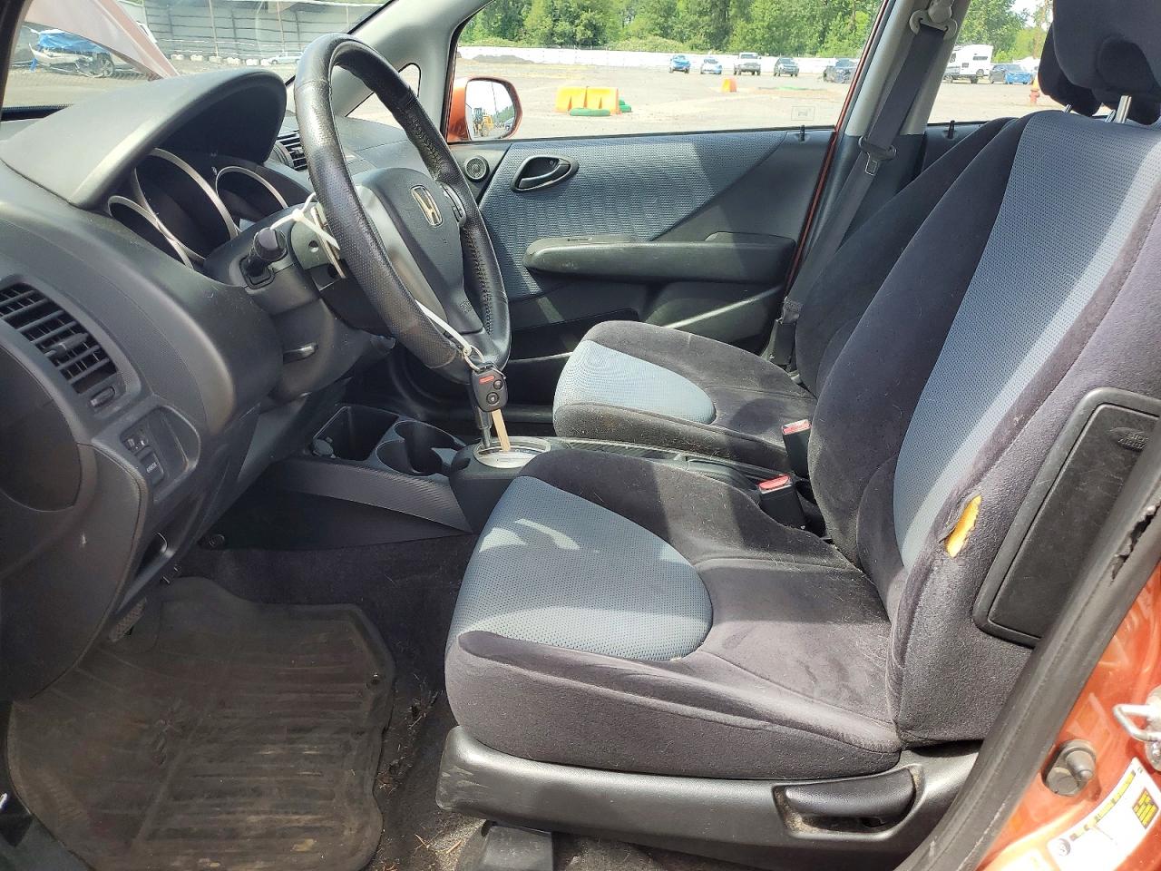 2008 Honda Fit Sport Orange vin: JHMGD38668S062143