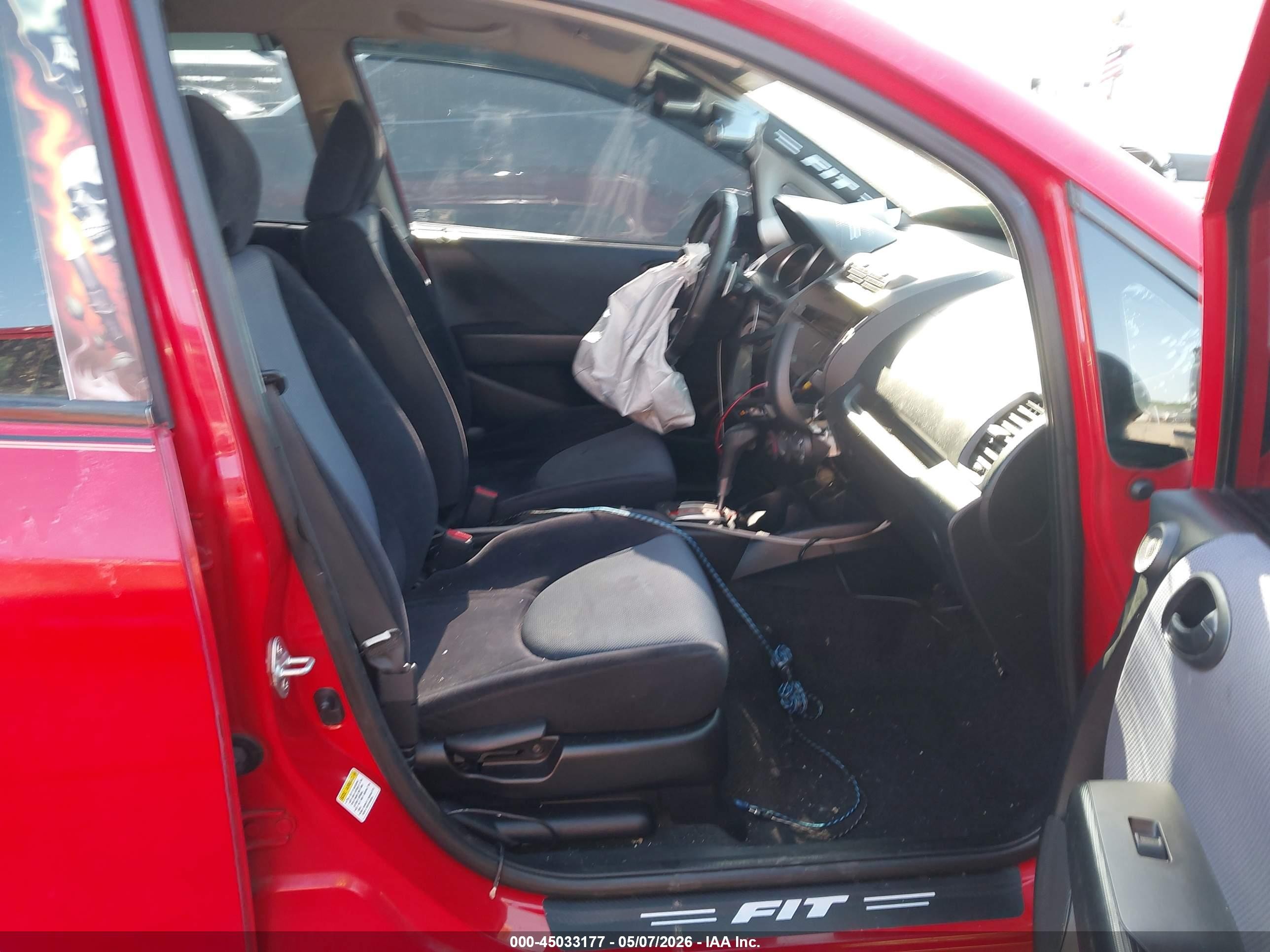 2007 Honda Fit Sport Красный vin: JHMGD38677S028971