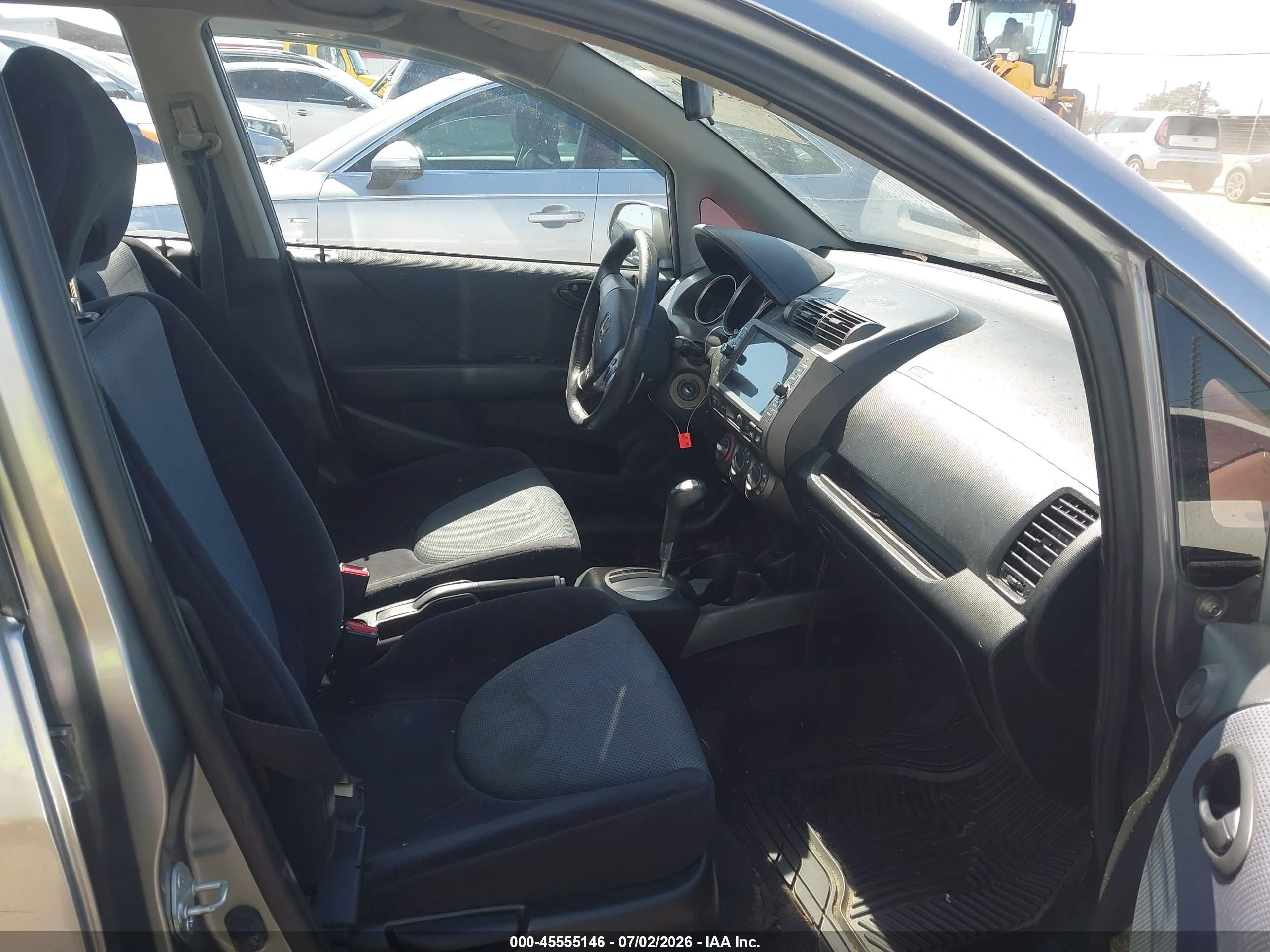 2007 Honda Fit Sport Gray vin: JHMGD38677S046791