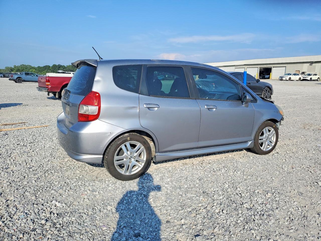 2008 Honda Fit Sport Silver vin: JHMGD38678S001805
