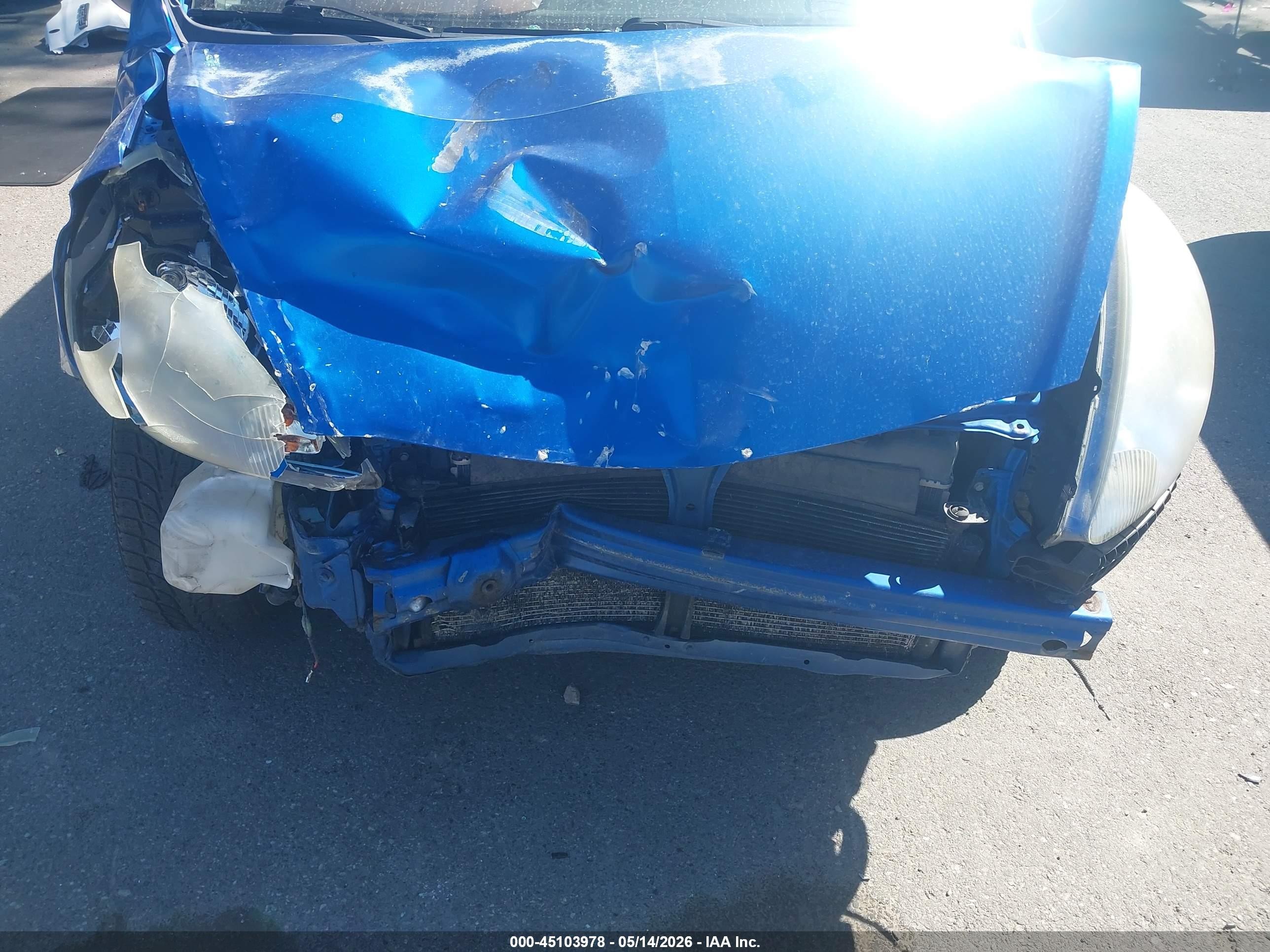 2008 Honda Fit Sport Синий vin: JHMGD38678S025862