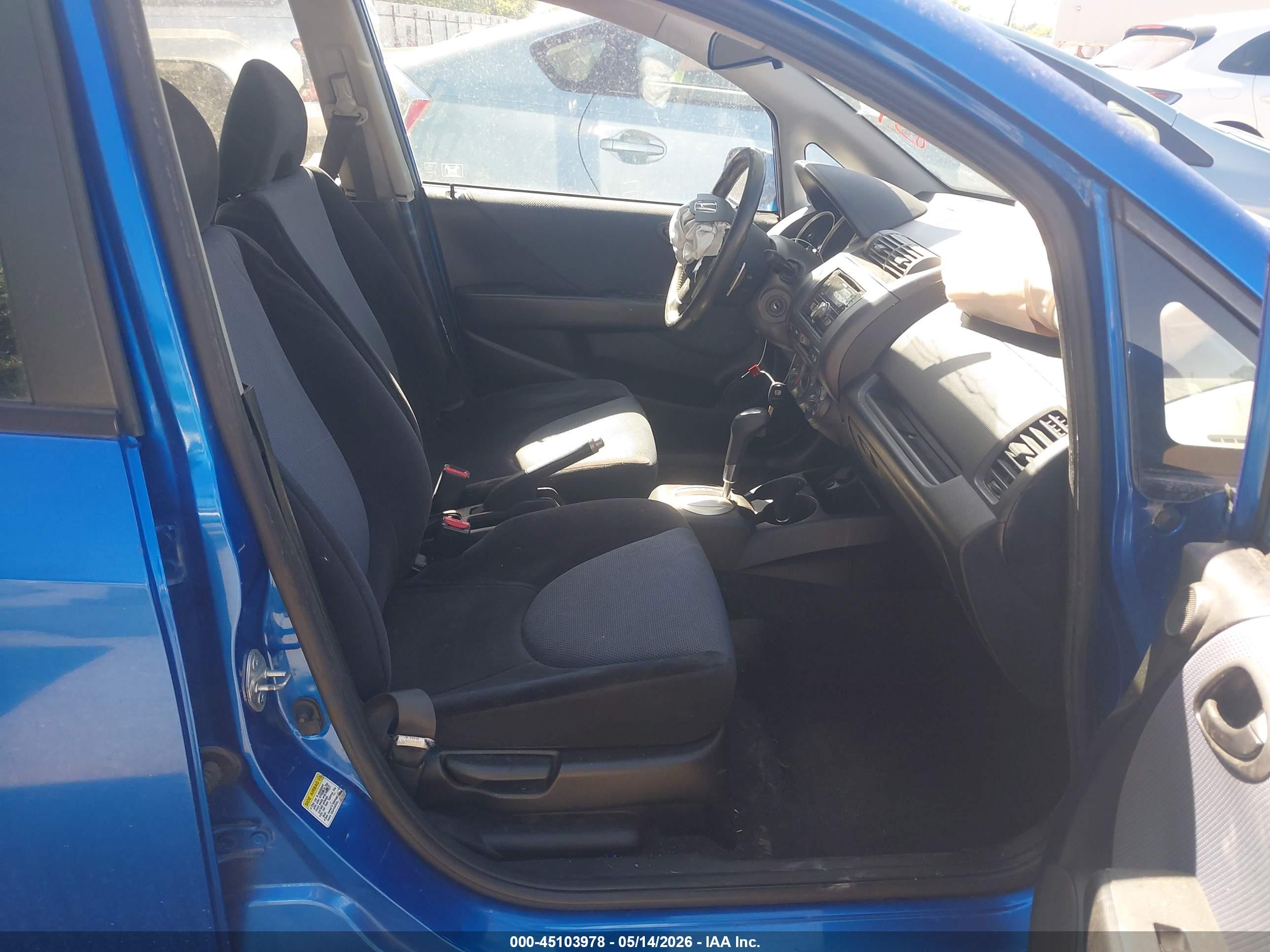 2008 Honda Fit Sport Синий vin: JHMGD38678S025862