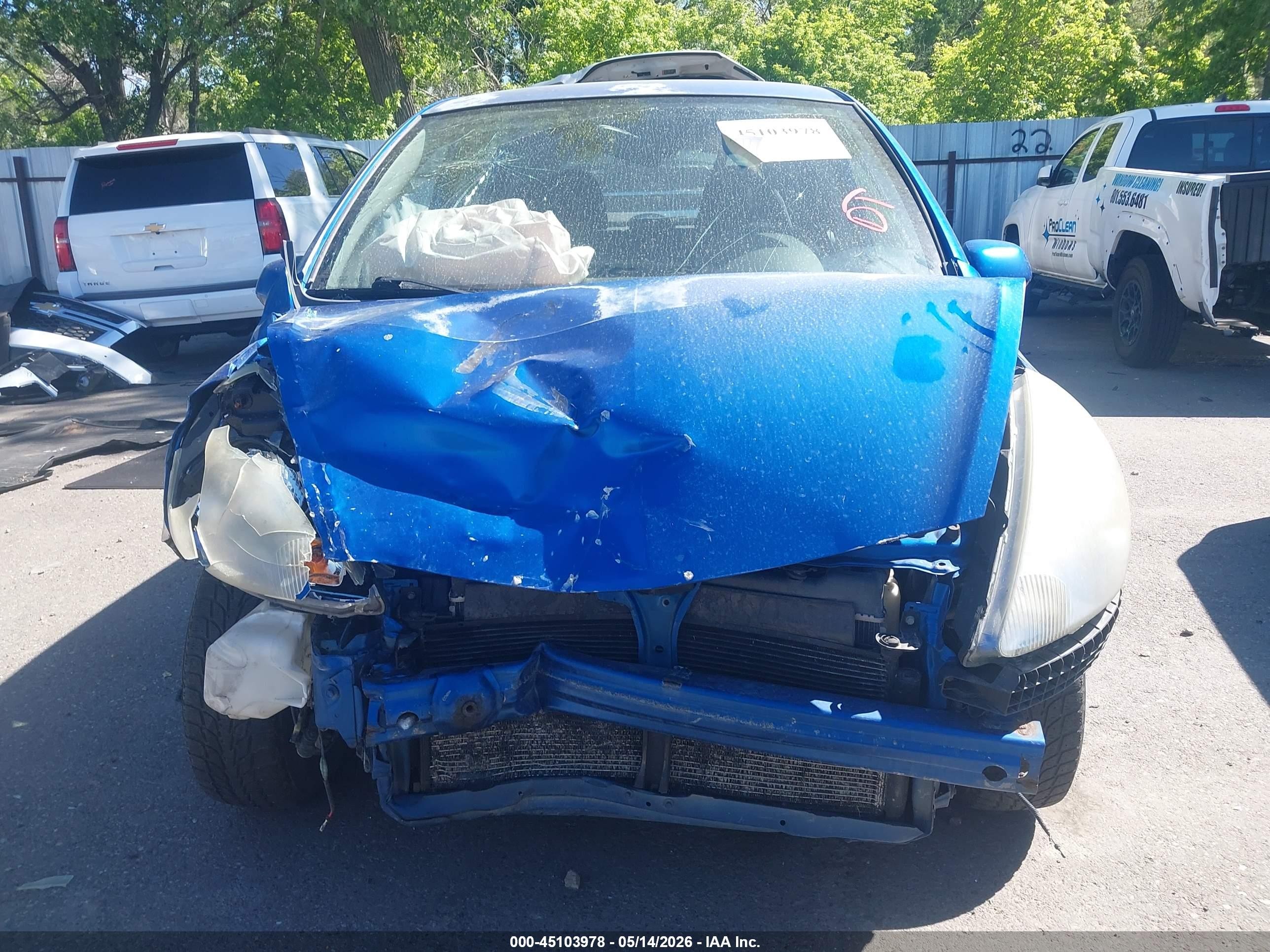 2008 Honda Fit Sport Синий vin: JHMGD38678S025862