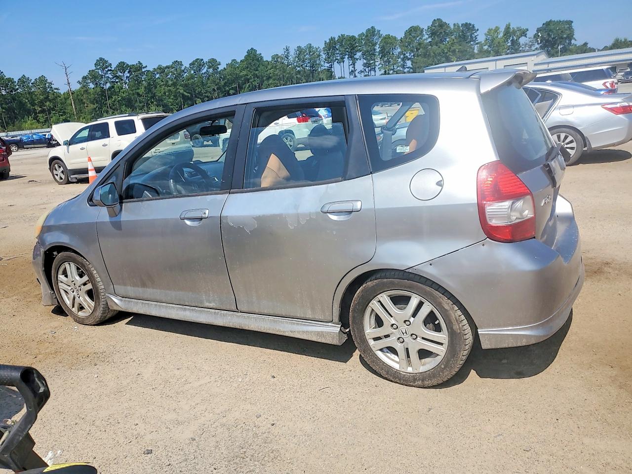 2008 Honda Fit Sport Серебряный vin: JHMGD38678S058618