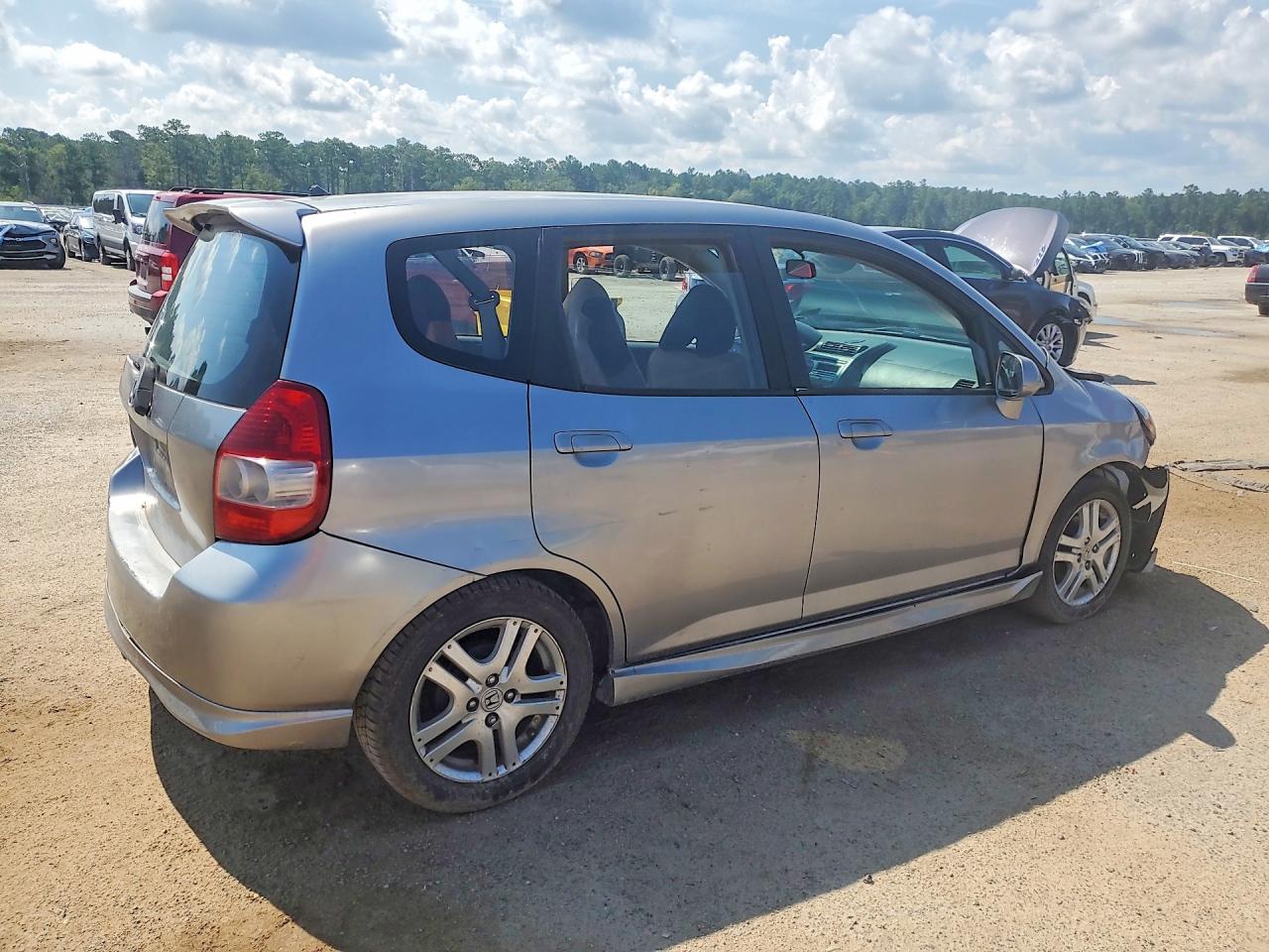2008 Honda Fit Sport Серебряный vin: JHMGD38678S058618