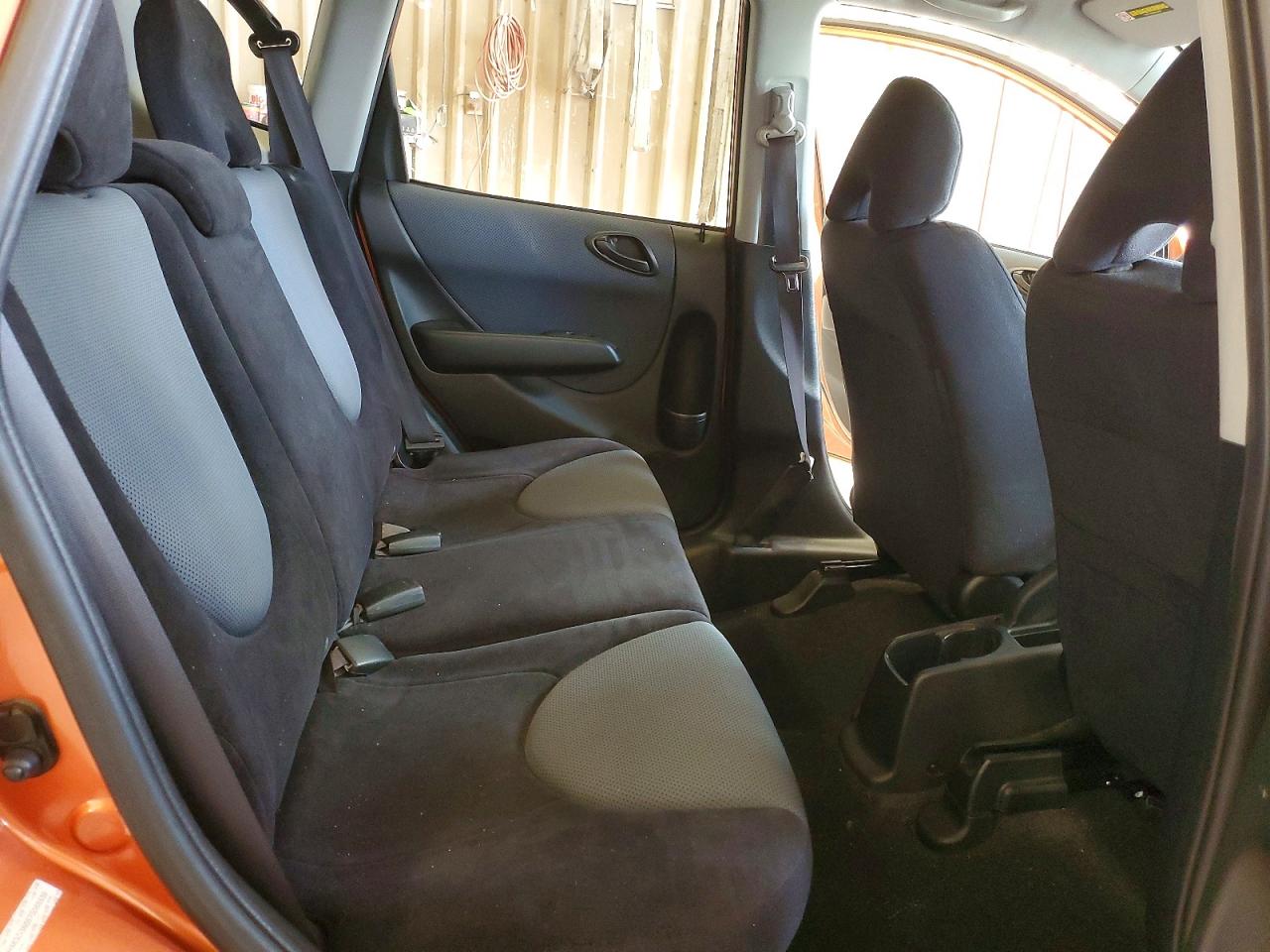 2007 Honda Fit S Orange vin: JHMGD38687S068539