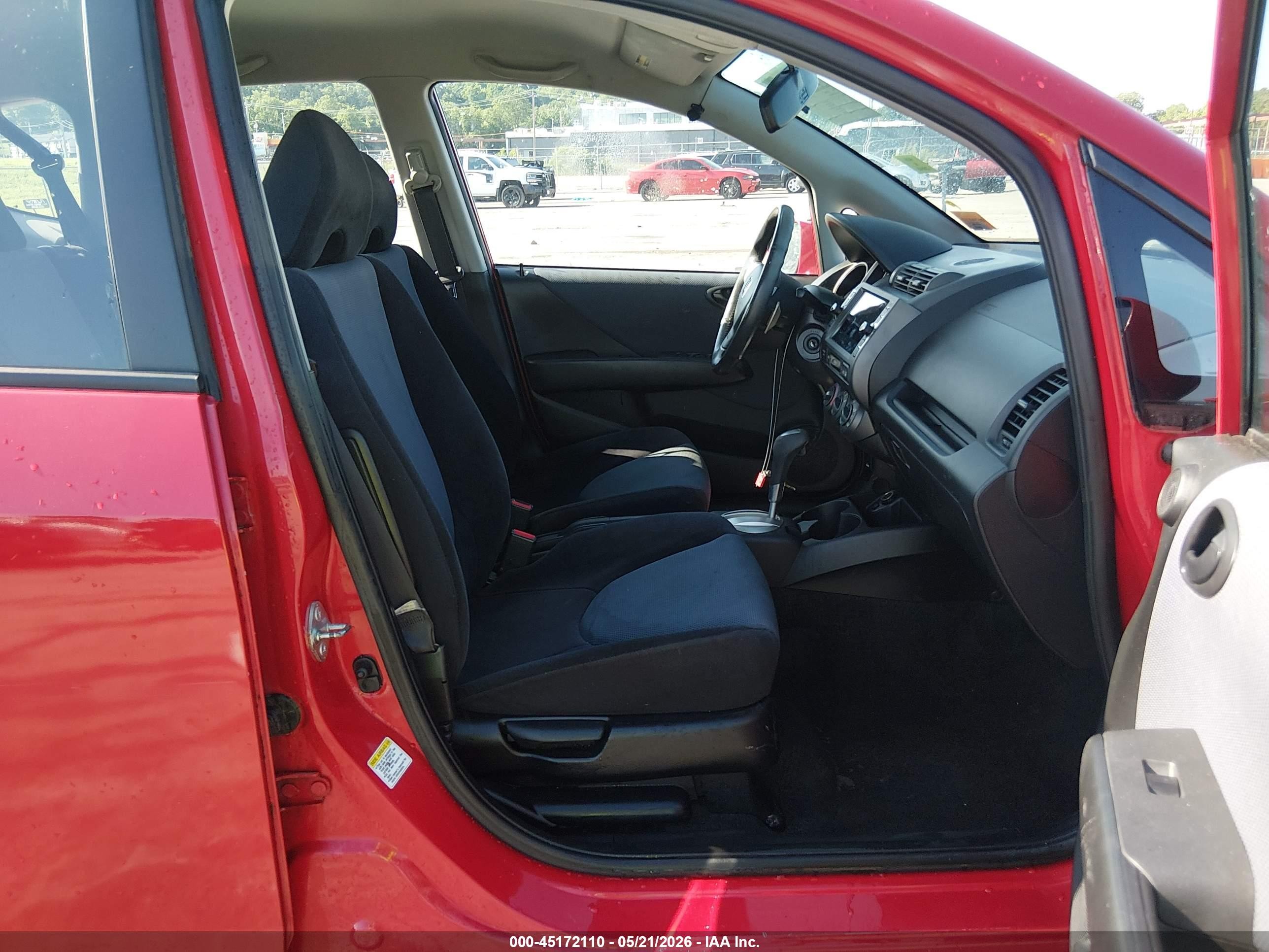 2008 Honda Fit Sport Red vin: JHMGD38688S030911