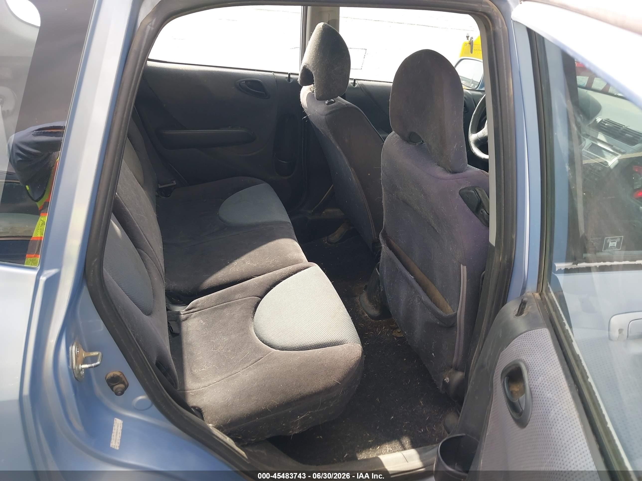 2008 Honda Fit Sport Blue vin: JHMGD38688S034201
