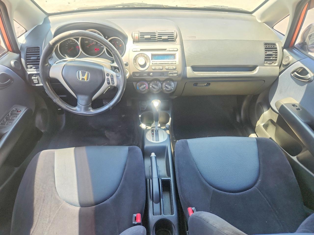 2008 Honda Fit Sport Orange vin: JHMGD38688S035185