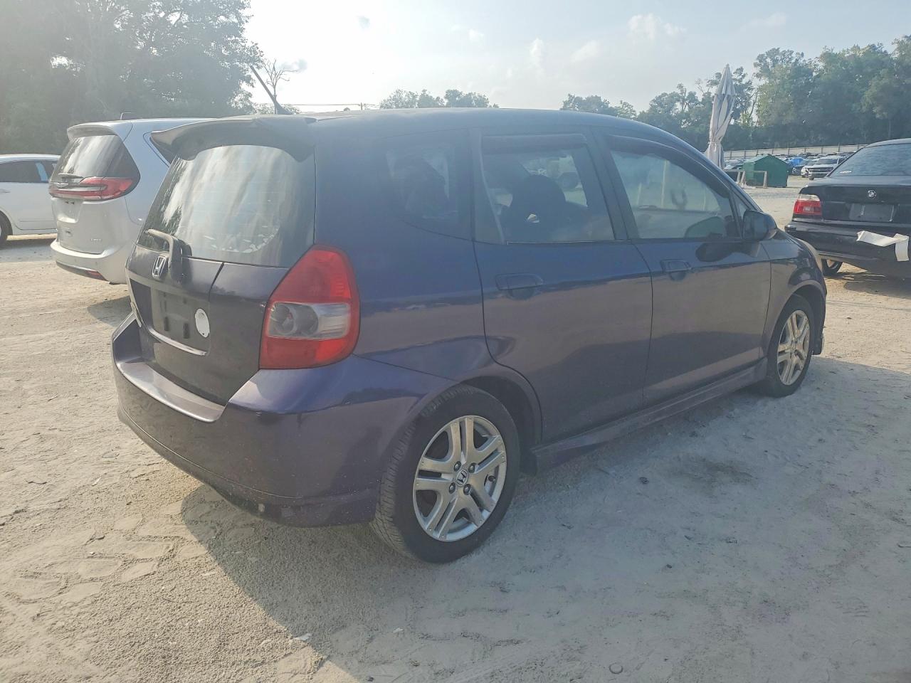2008 Honda Fit Sport Blue vin: JHMGD38688S043335