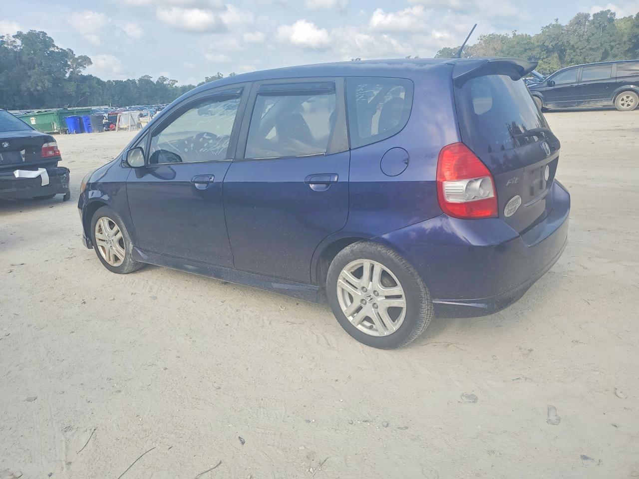 2008 Honda Fit Sport Blue vin: JHMGD38688S043335