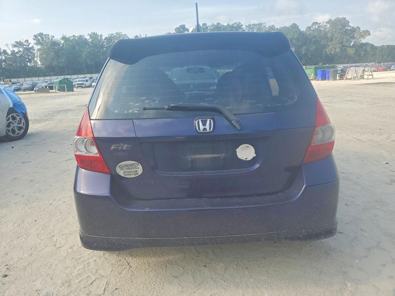 2008 Honda Fit Sport Blue vin: JHMGD38688S043335