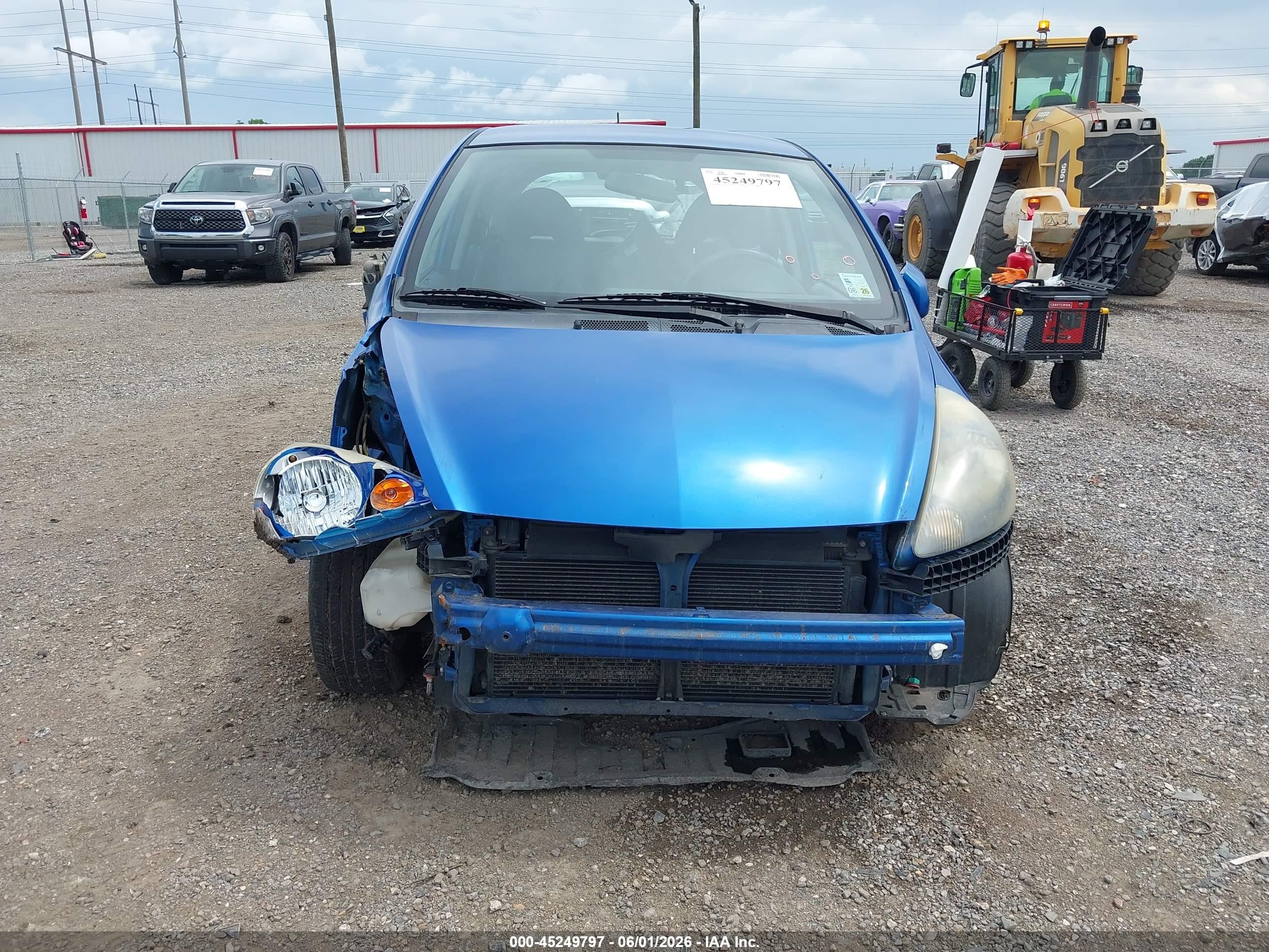 2008 Honda Fit Sport Синий vin: JHMGD38688S059728