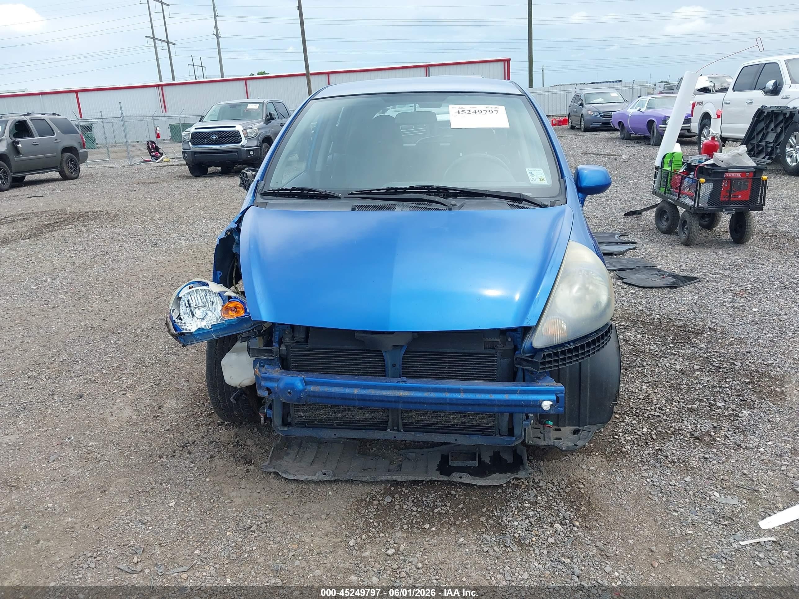 2008 Honda Fit Sport Синий vin: JHMGD38688S059728