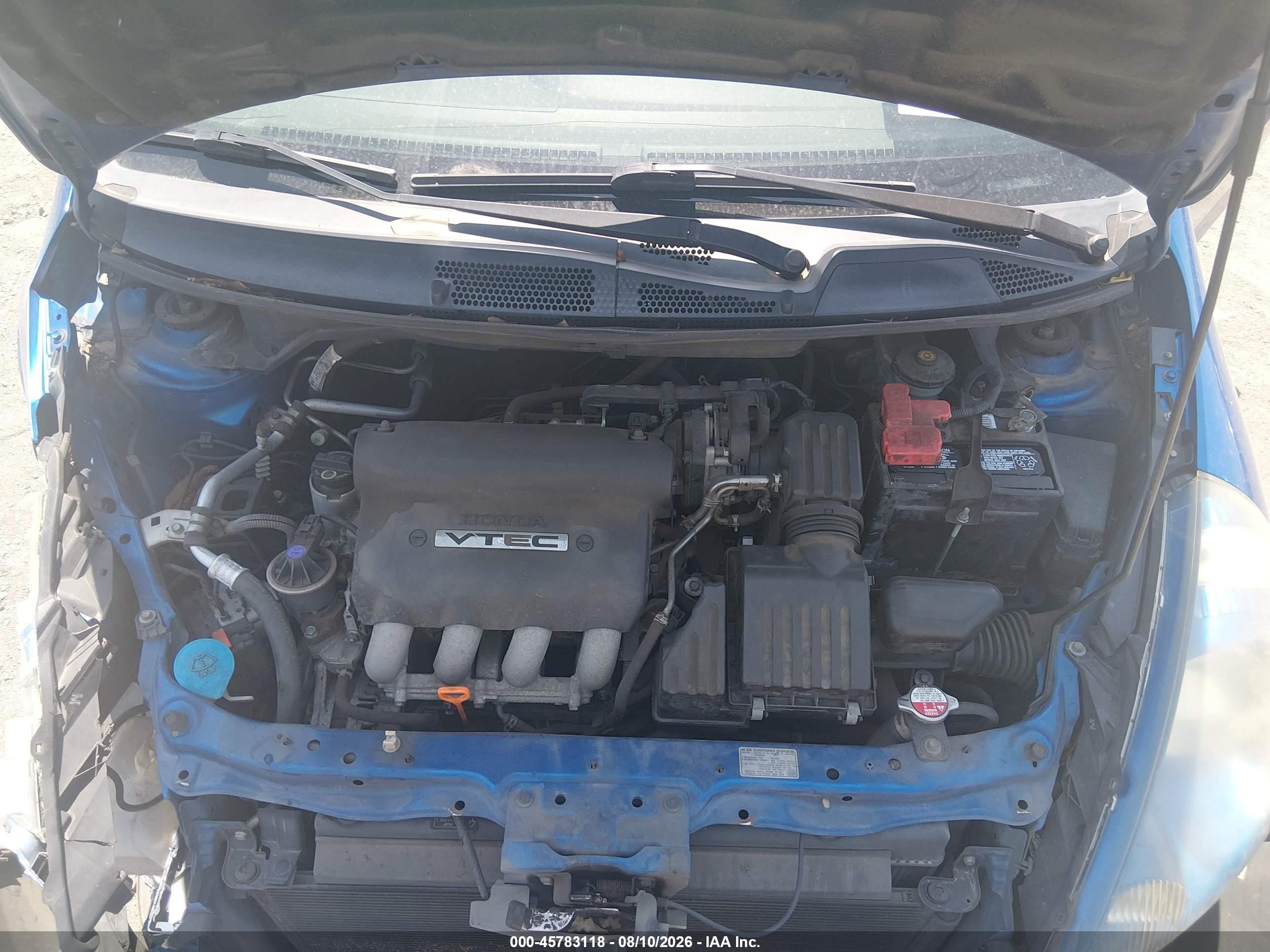 2008 Honda Fit Sport Blue vin: JHMGD38688S059731