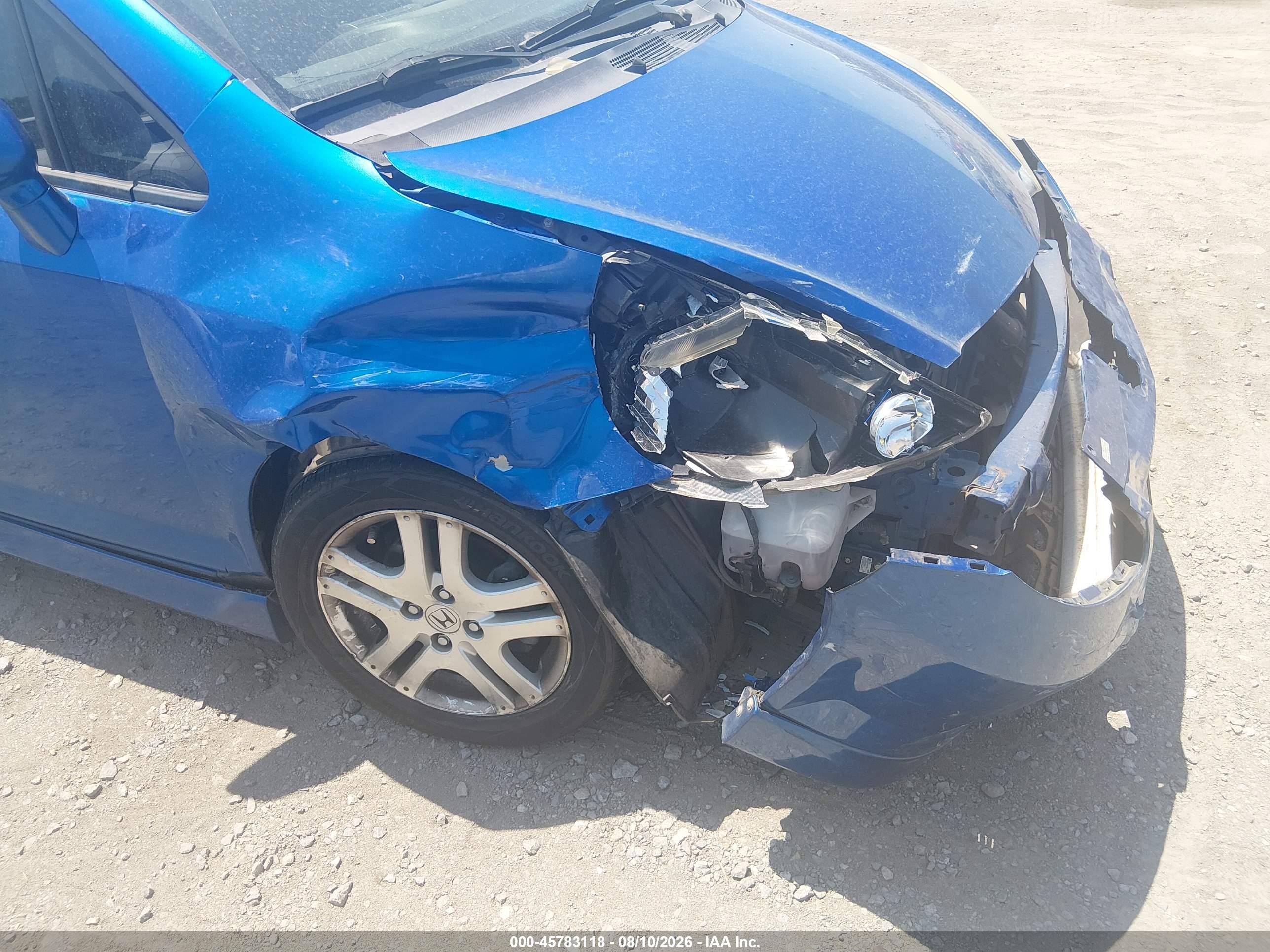 2008 Honda Fit Sport Blue vin: JHMGD38688S059731